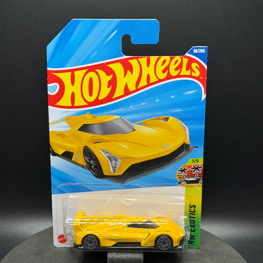 Hot Wheels Cadillac Project GTP Hypercar Yellow