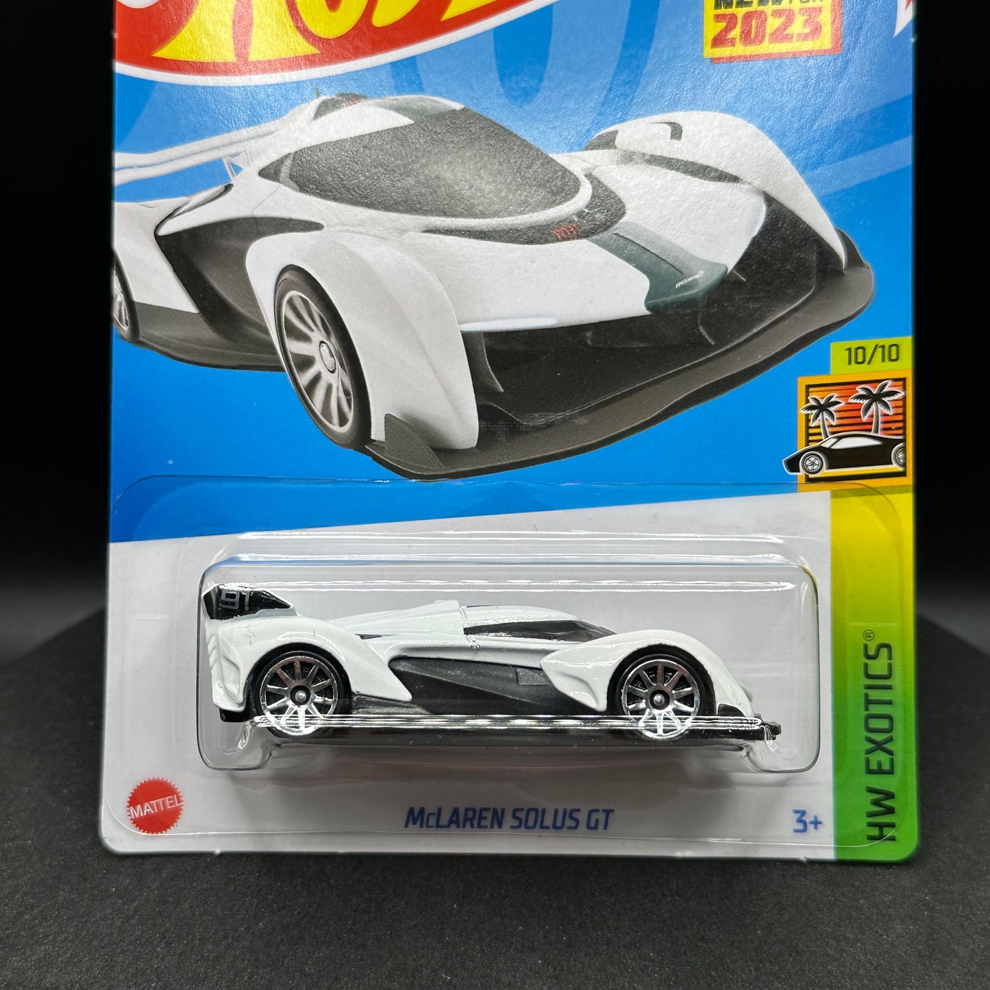 Hot Wheels McLaren Solus GT White