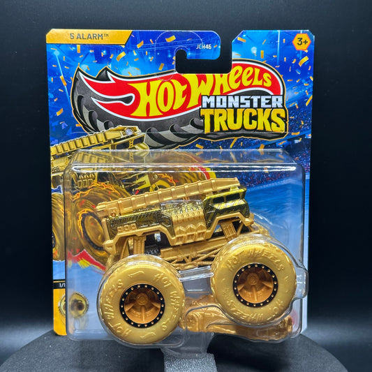 Hot Wheels Monster Trucks Gold 5 Alarm Promo Car