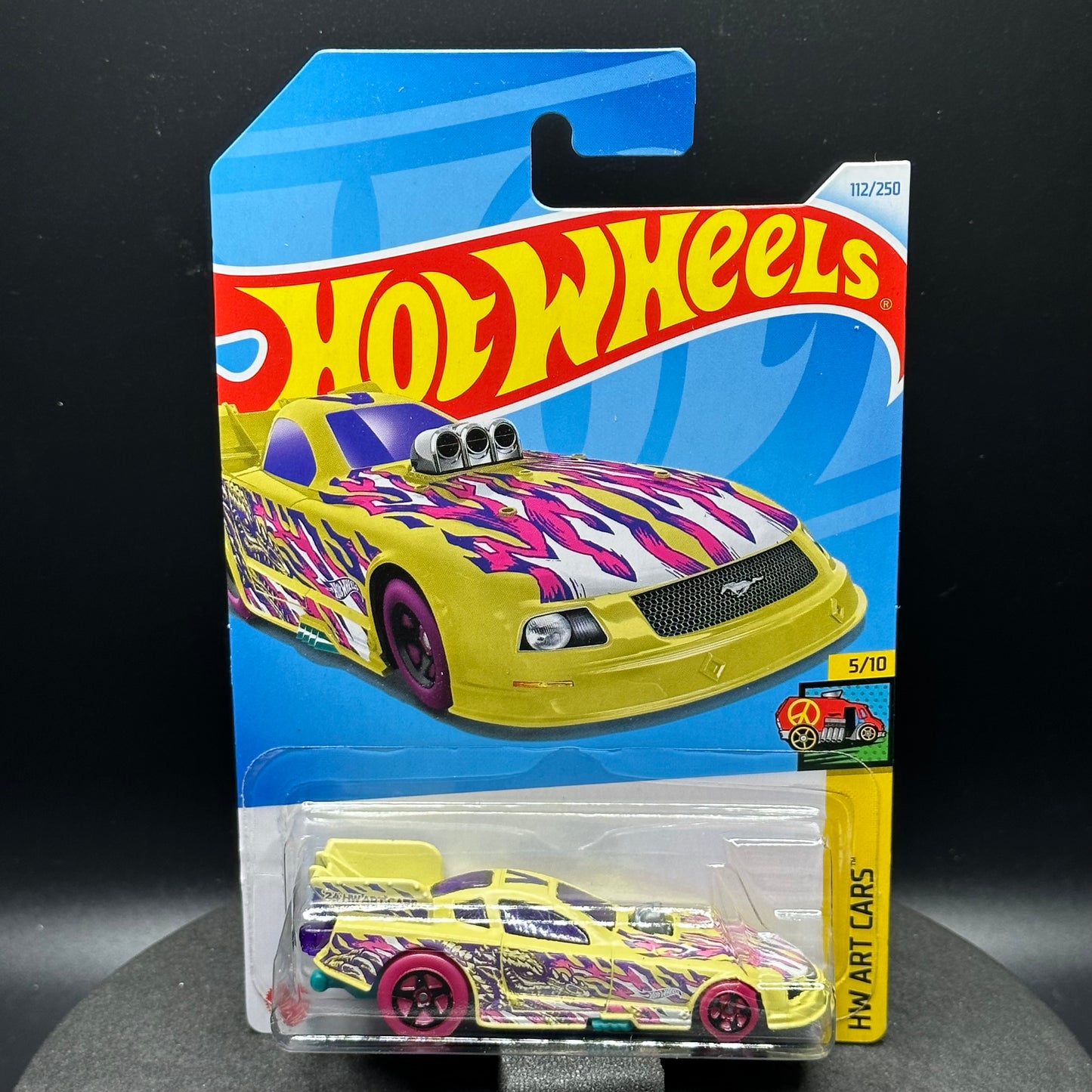 Hot Wheels Mustang Funny Car Yellow