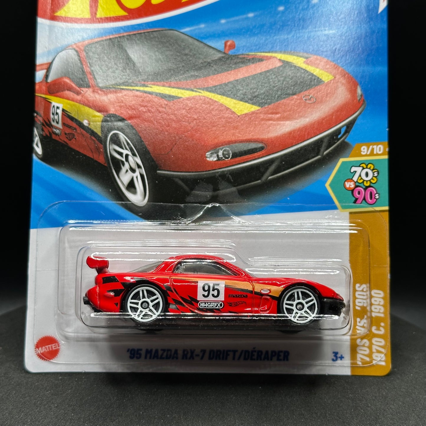 Hot Wheels ‘95 Mazda RX-7 Drift Red