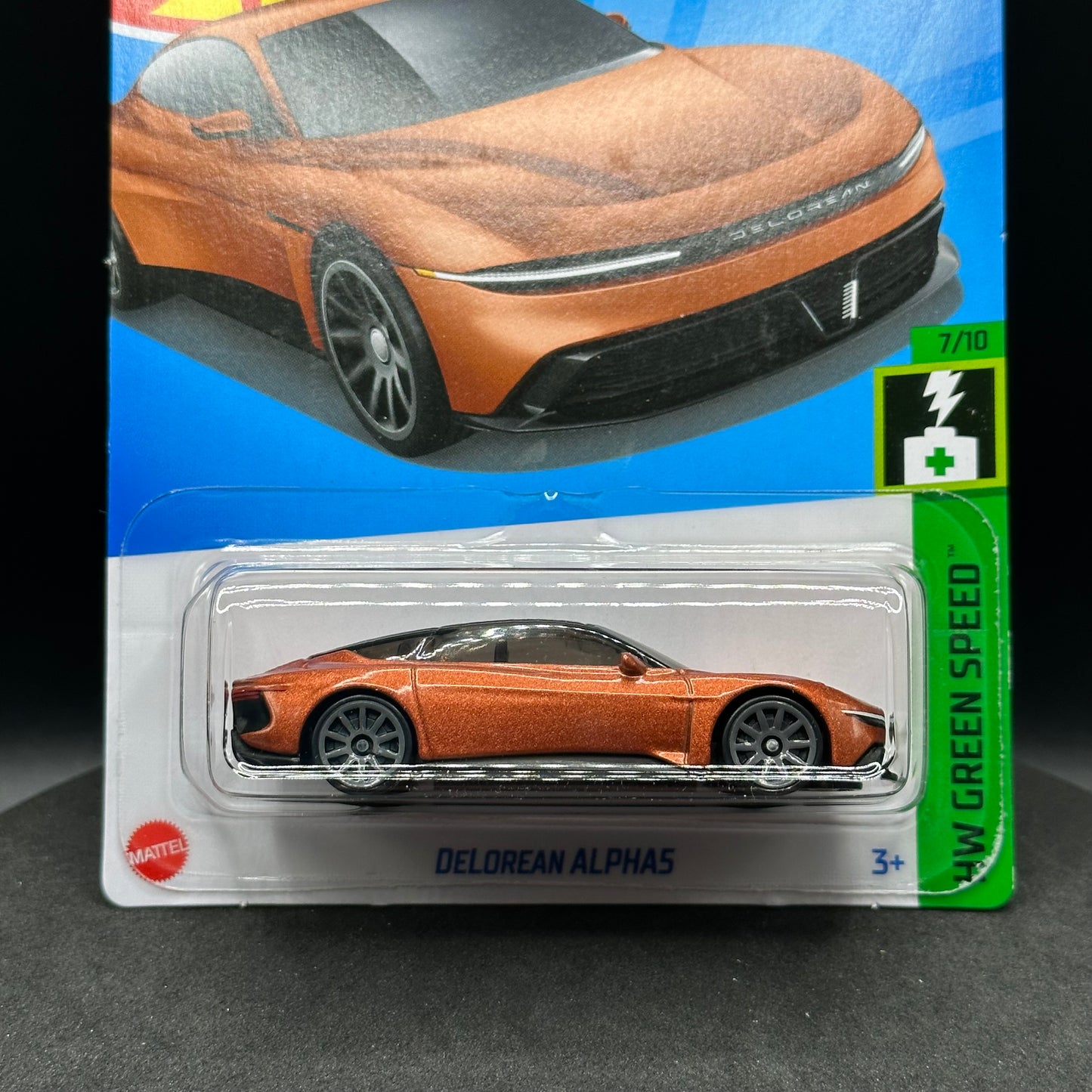 Hot Wheels DeLorean Alpha 5 Bronze