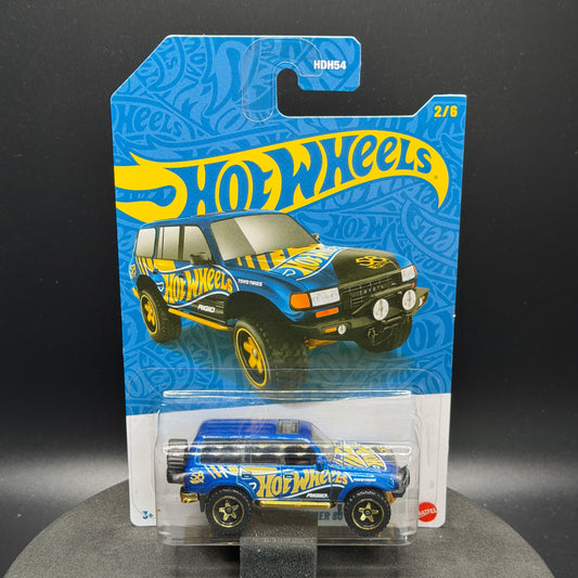 Hot Wheels Toyota Land Cruiser 80 Blue/Gold