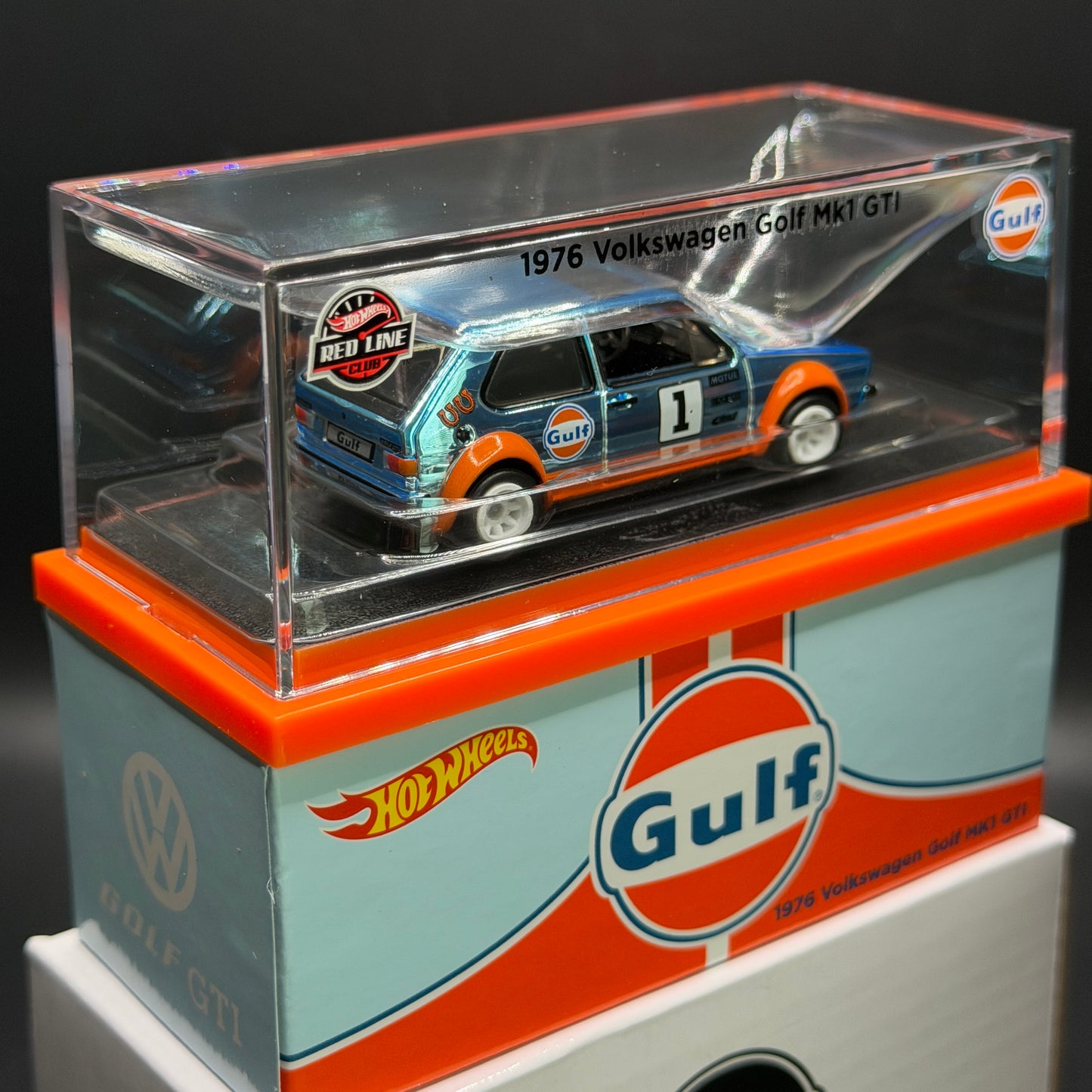 Hot Wheels RLC Gulf Volkswagen Golf MK1 GTI