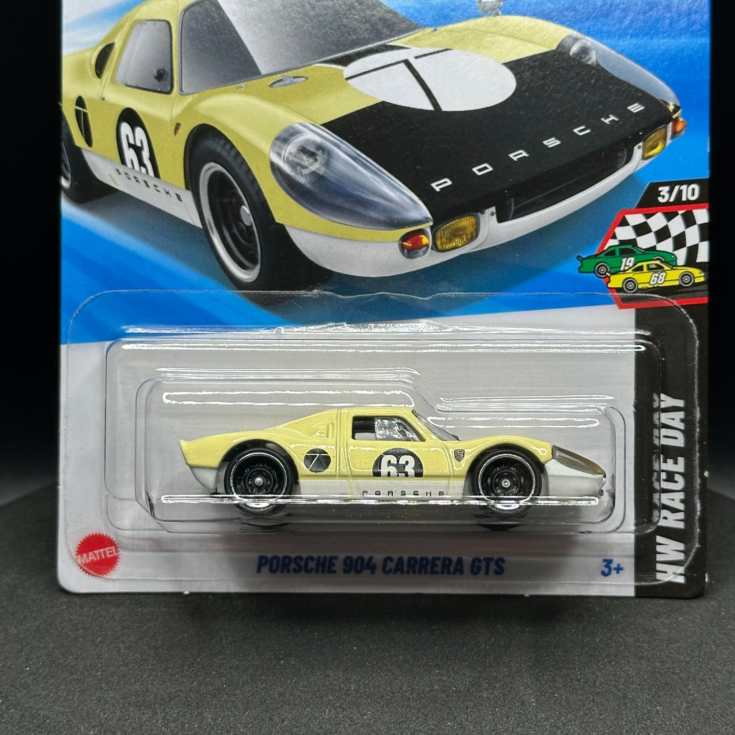 Hot Wheels Porsche 904 Carrera GTS Yellow