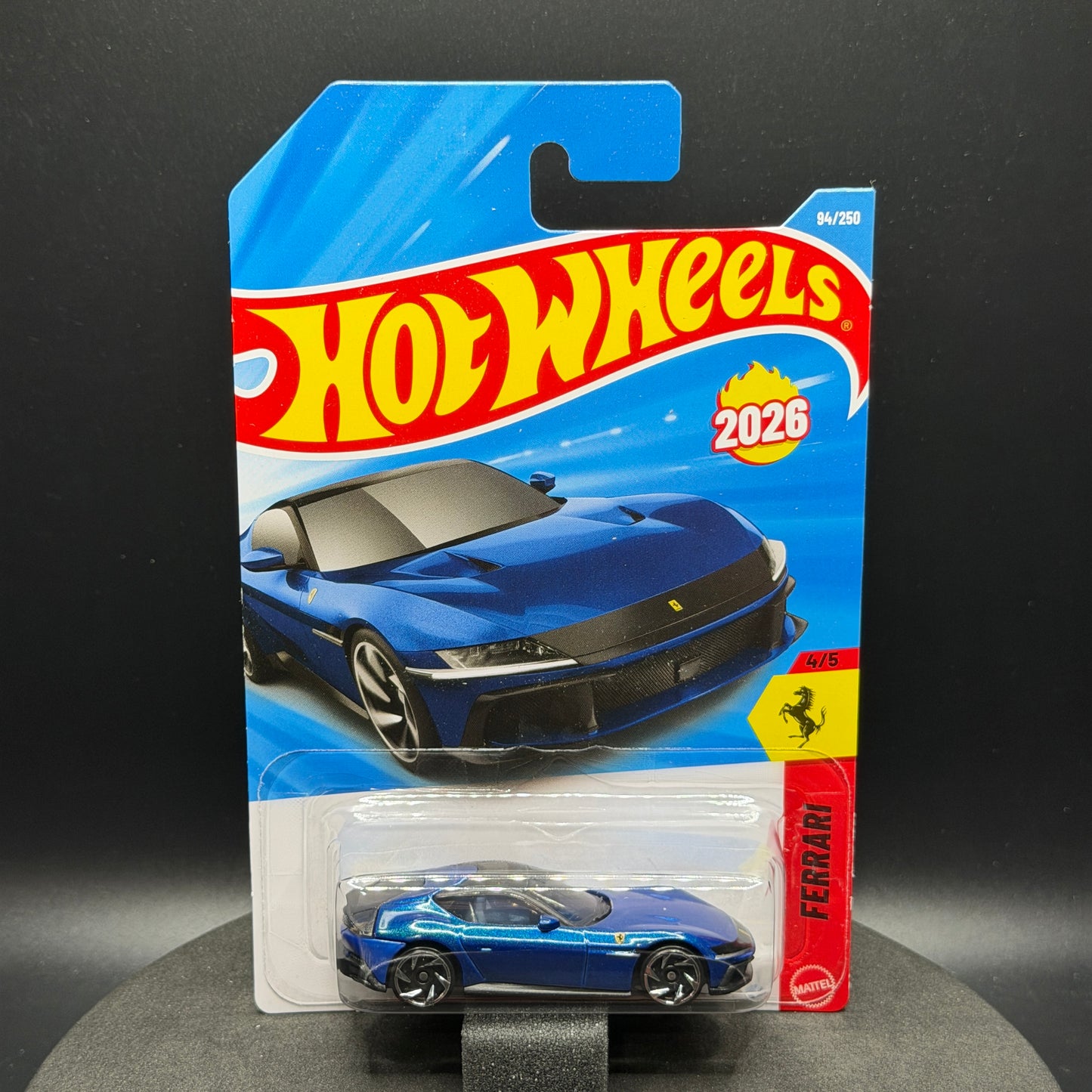 Hot Wheels Ferrari 12 Cilindri Blue