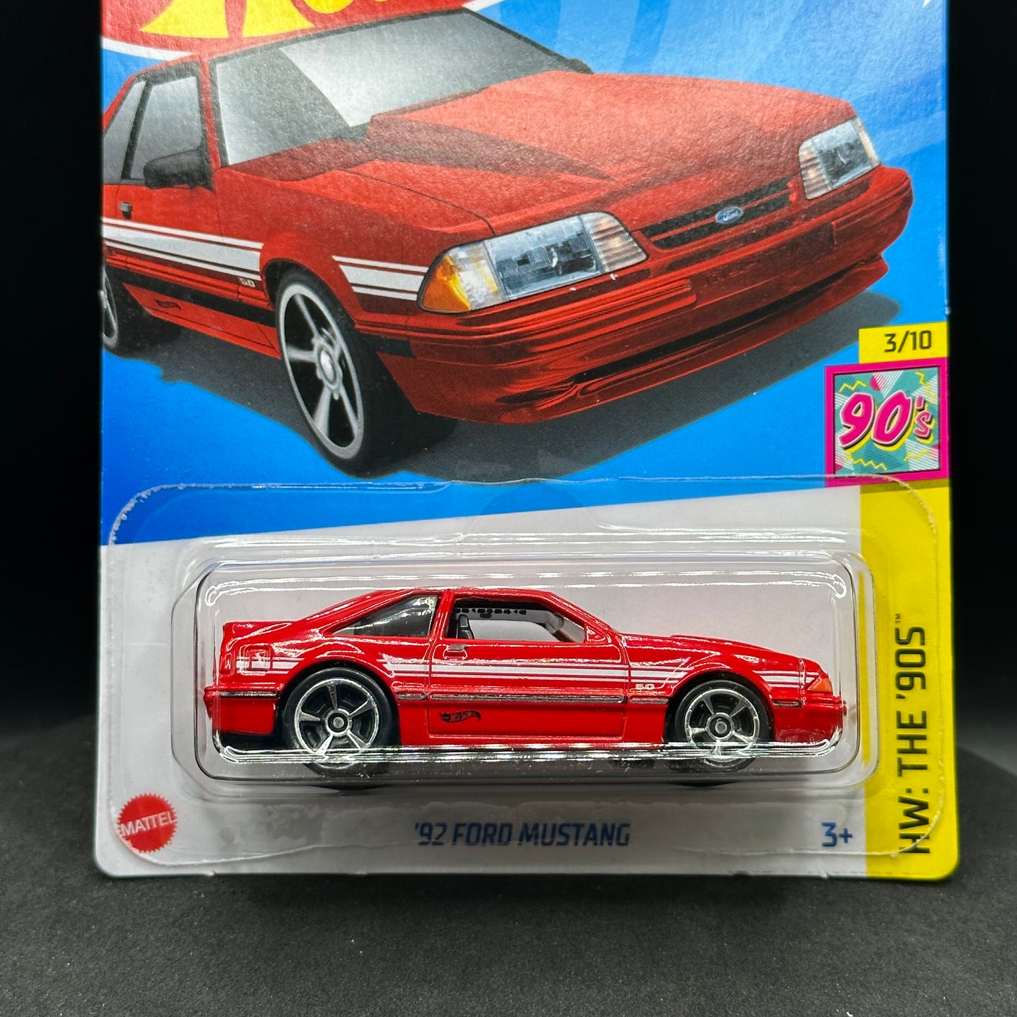 Hot Wheels ‘92 Ford Mustang Red