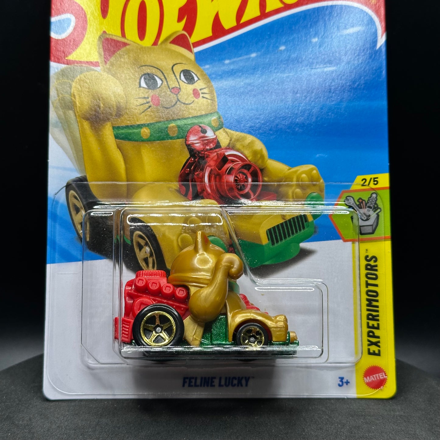 Hot Wheels Feline Lucky Gold