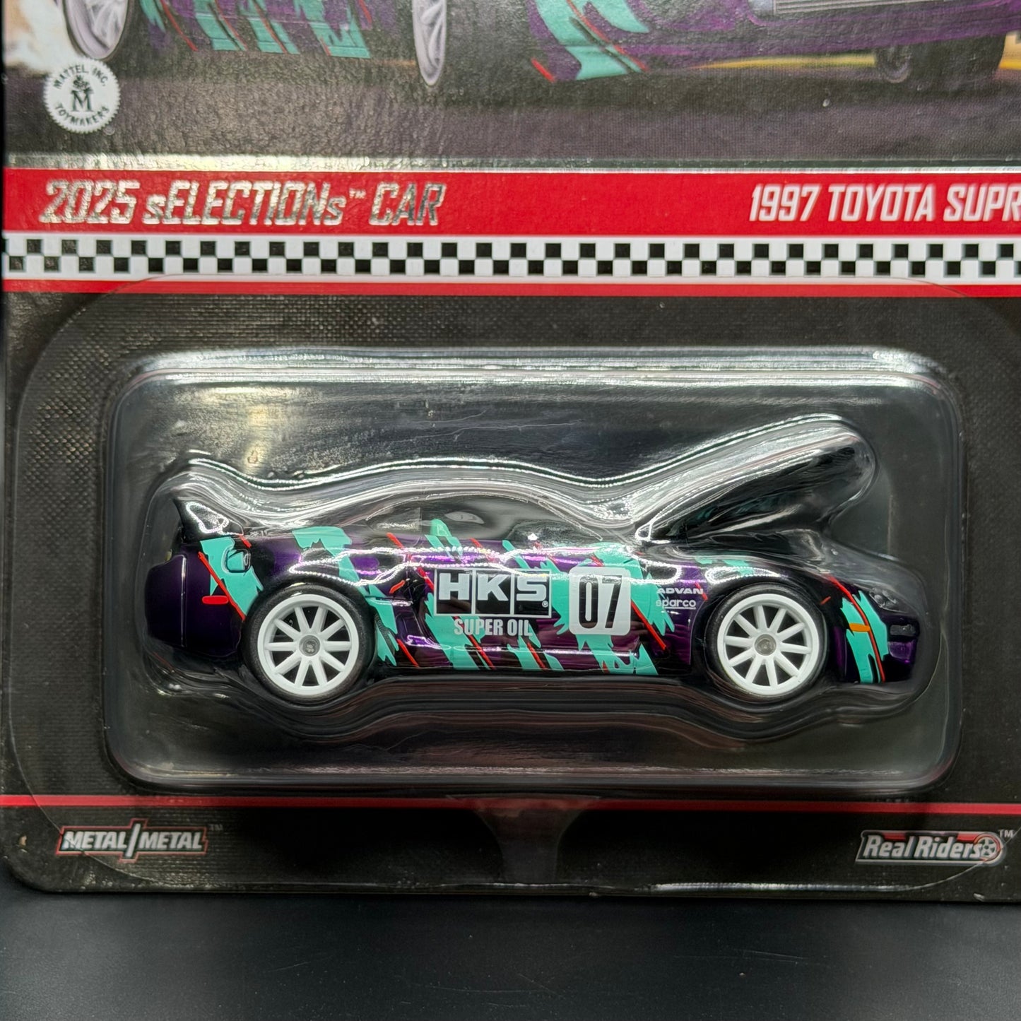 Hot Wheels RLC 1997 Toyota Supra Purple HKS