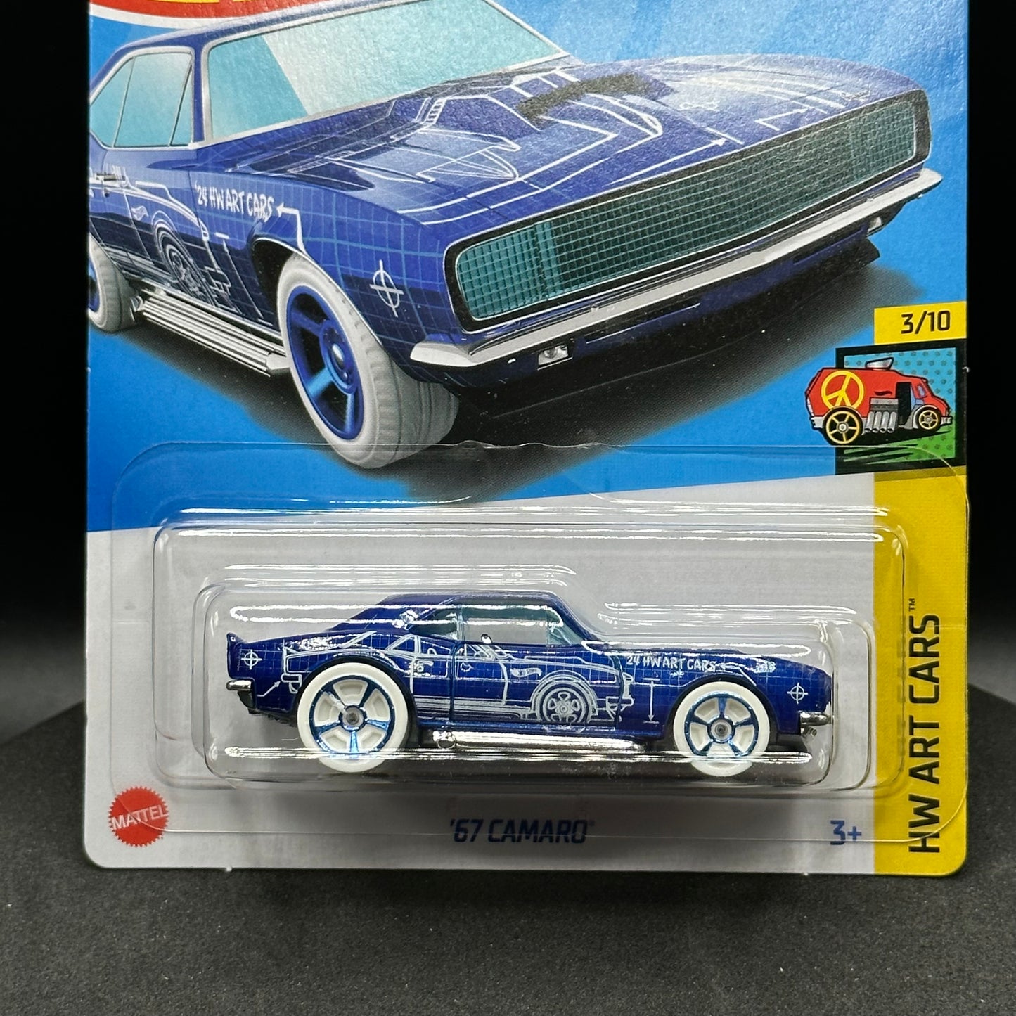 Hot Wheels ‘67 Camaro Blue & White