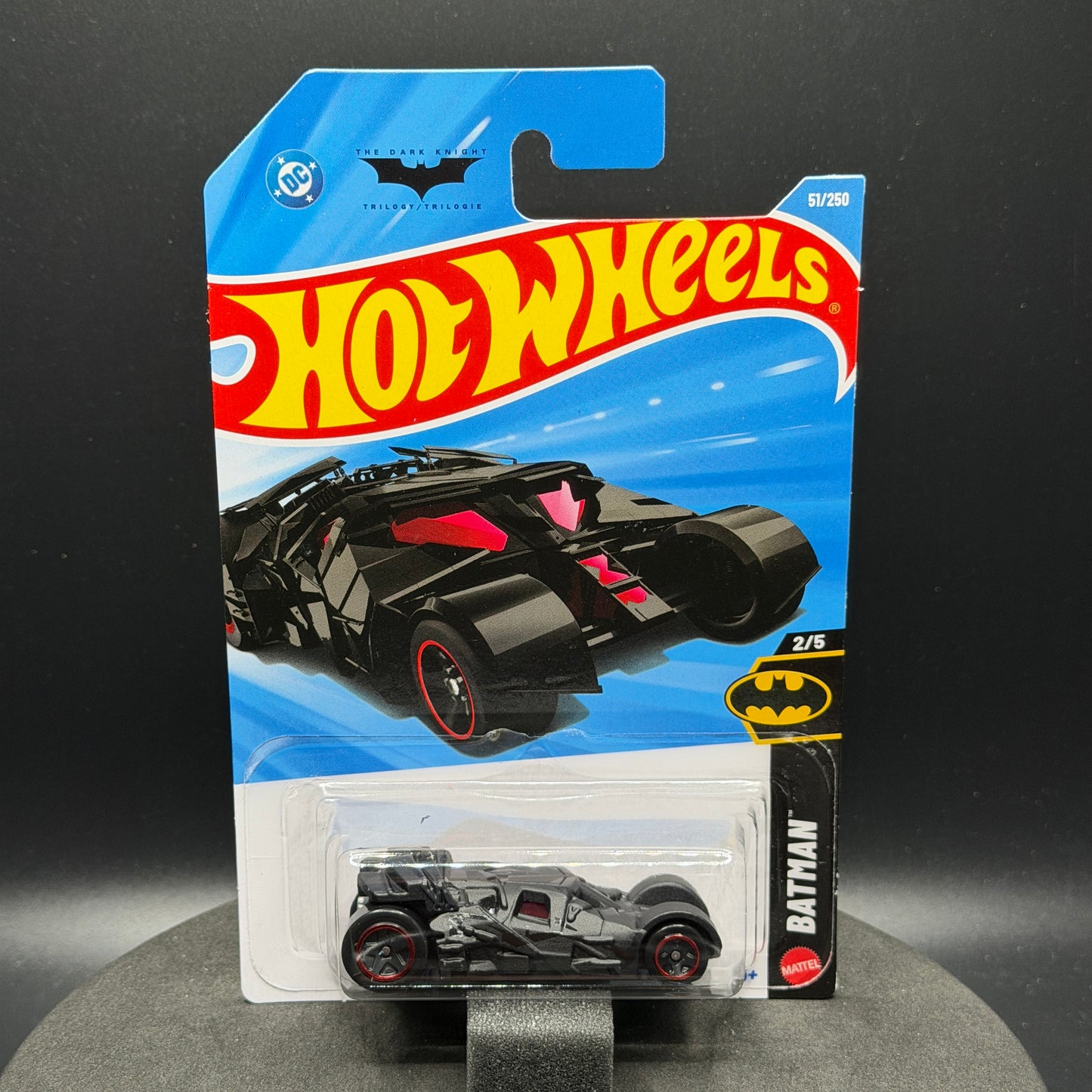 Hot Wheels Batman The Dark Knight Batmobile Black/Red