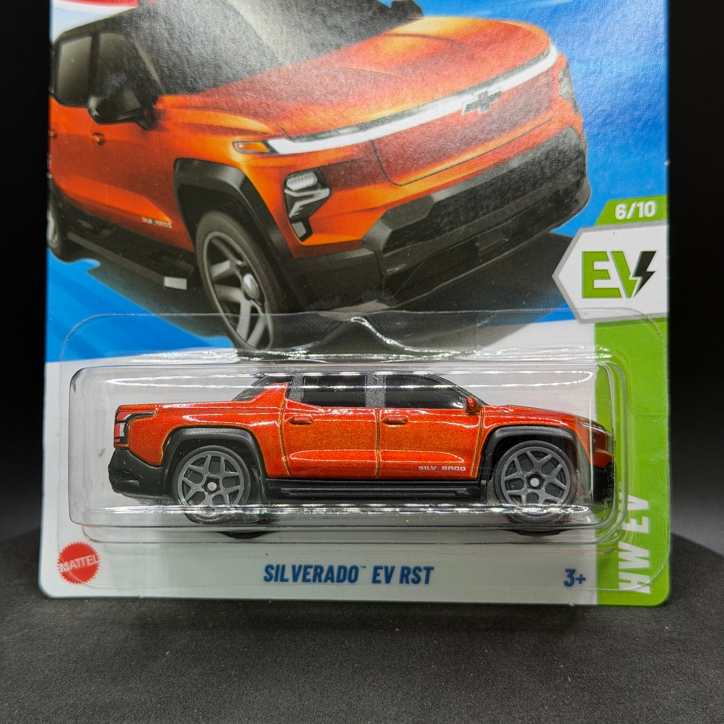 Hot Wheels Chevy Silverado EV RST Orange