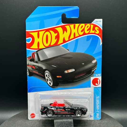 Hot Wheels ‘91 Mazda MX-5 Miata Black