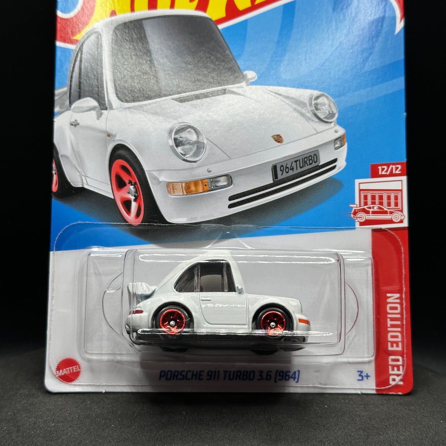 Hot Wheels Tooned Porsche 911 Turbo 3.6 964 Red Edition
