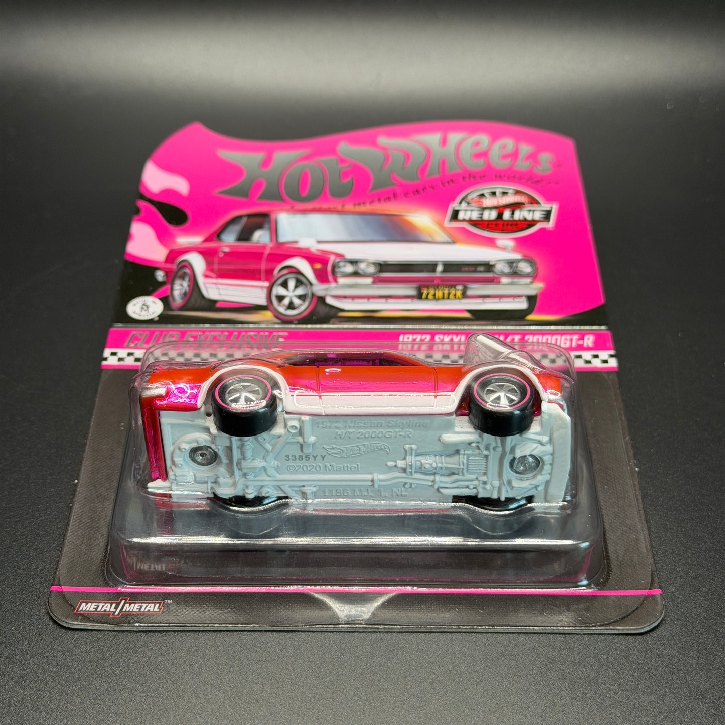Hot Wheels RLC 1972 Skyline H/T 2000 GTR Pink