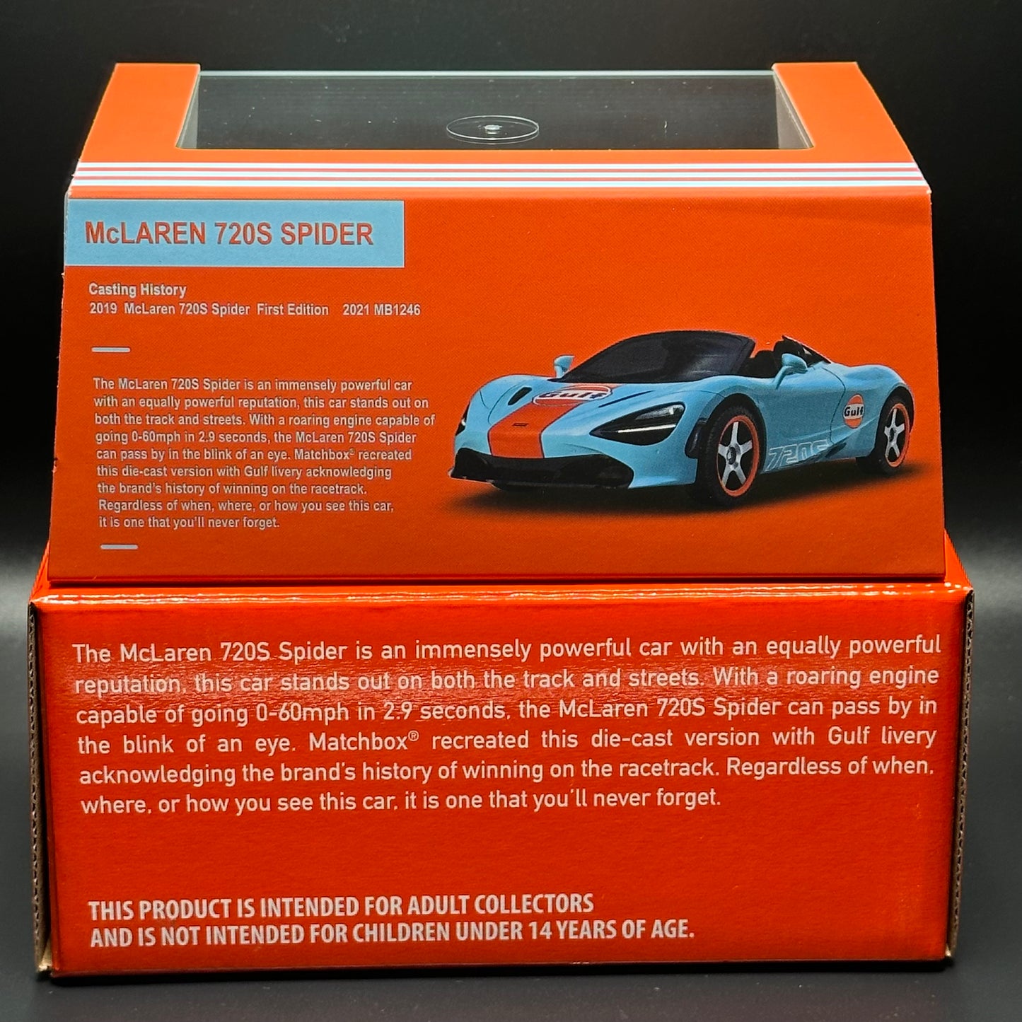 Matchbox Collectors Gulf McLaren 720s