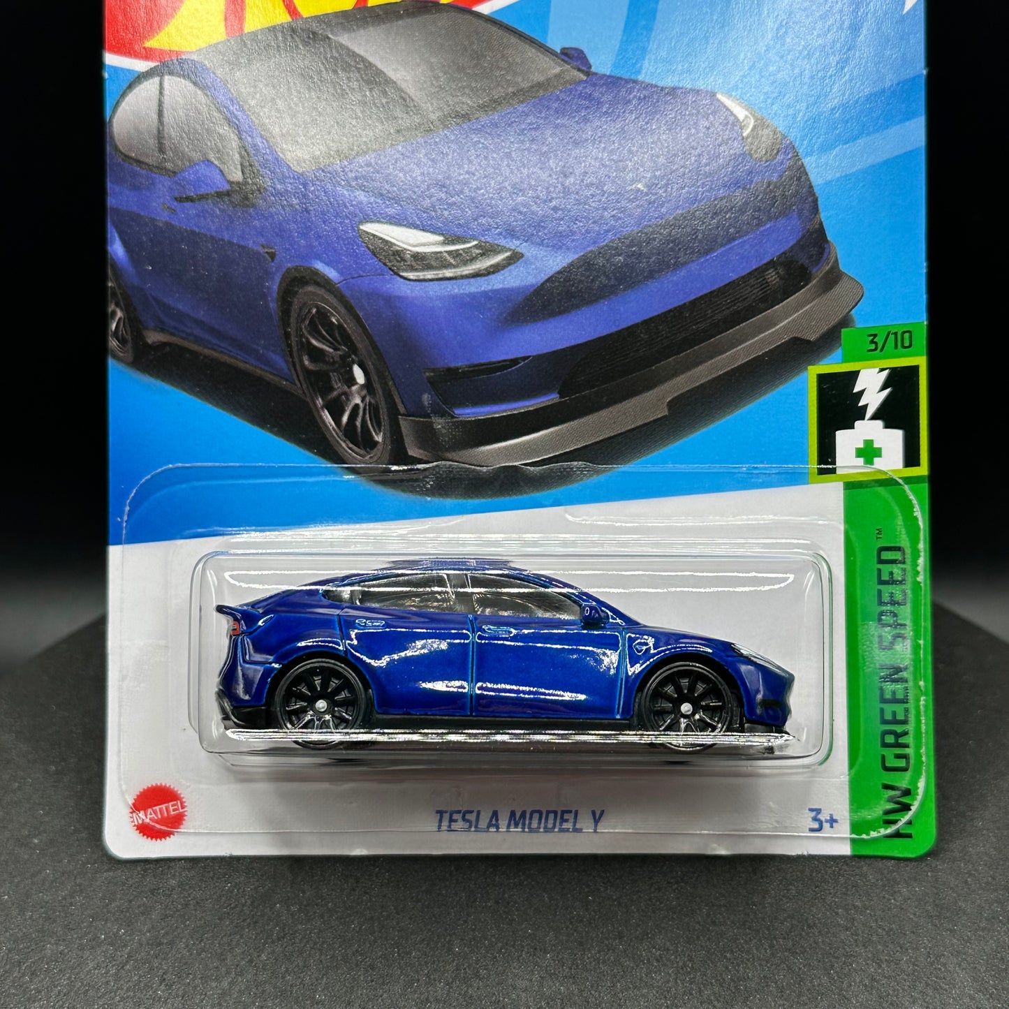 Hot Wheels Tesla Model Y Blue