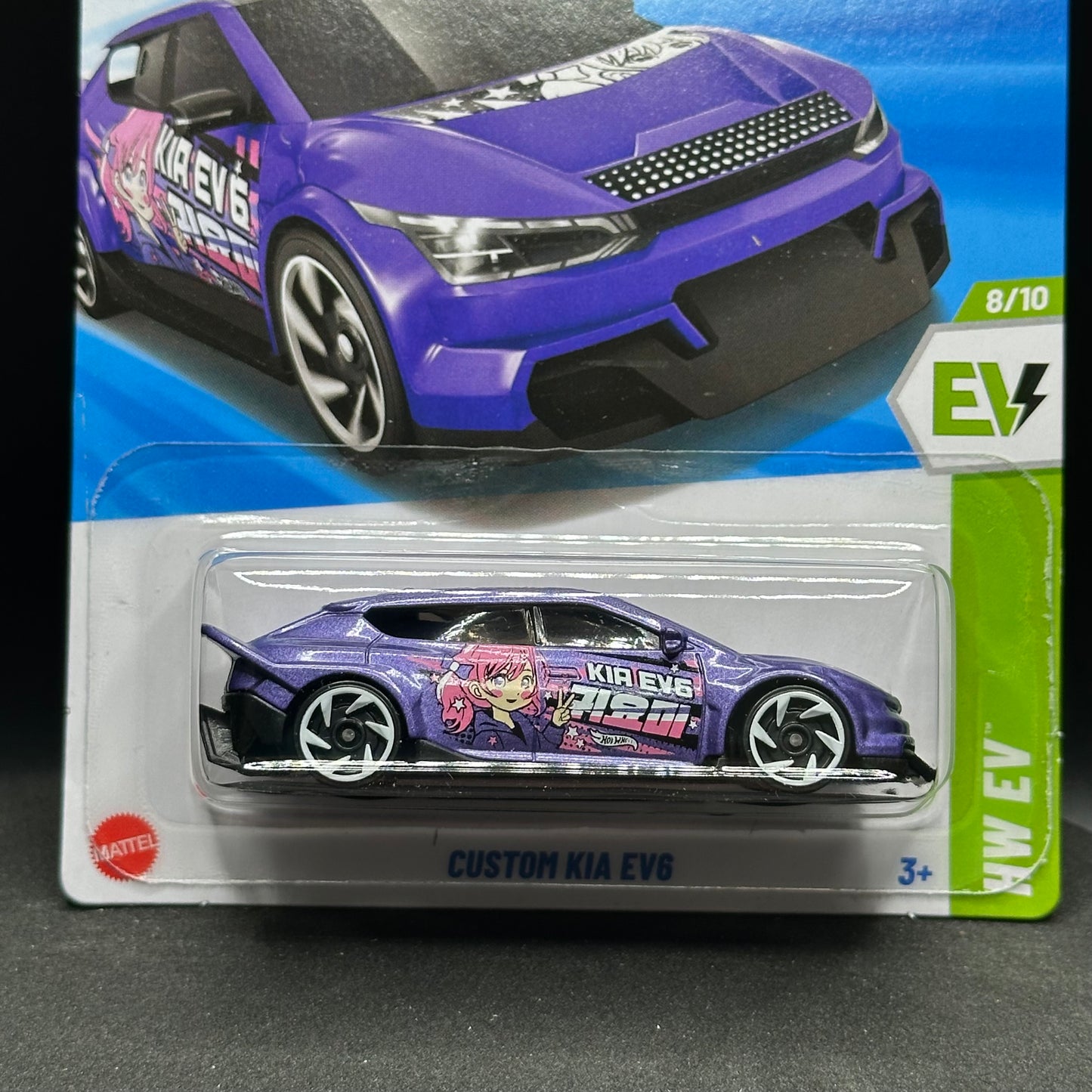 Hot Wheels Custom Kia EV6 Purple