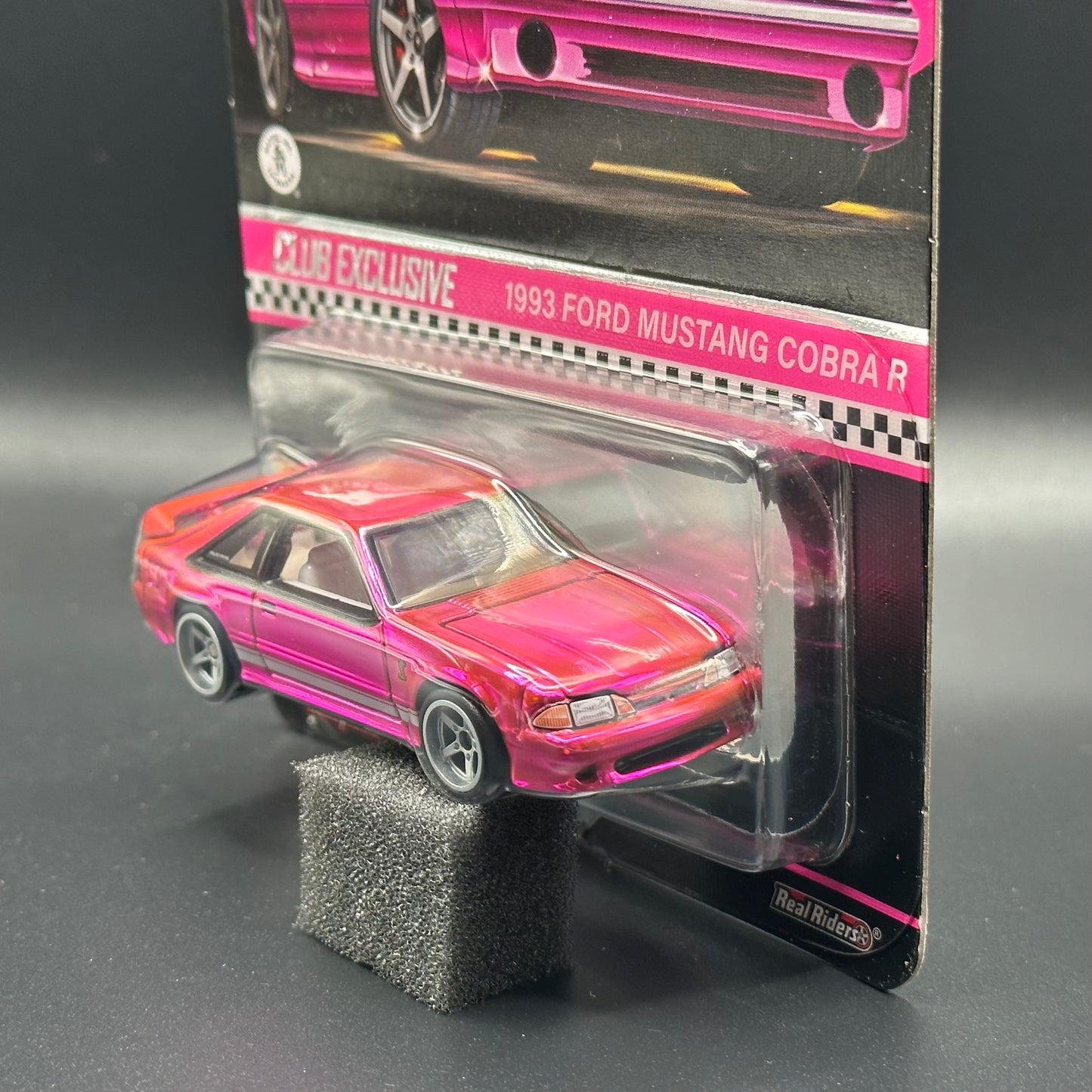 Hot Wheels RLC Ford Mustang Cobra R Pink