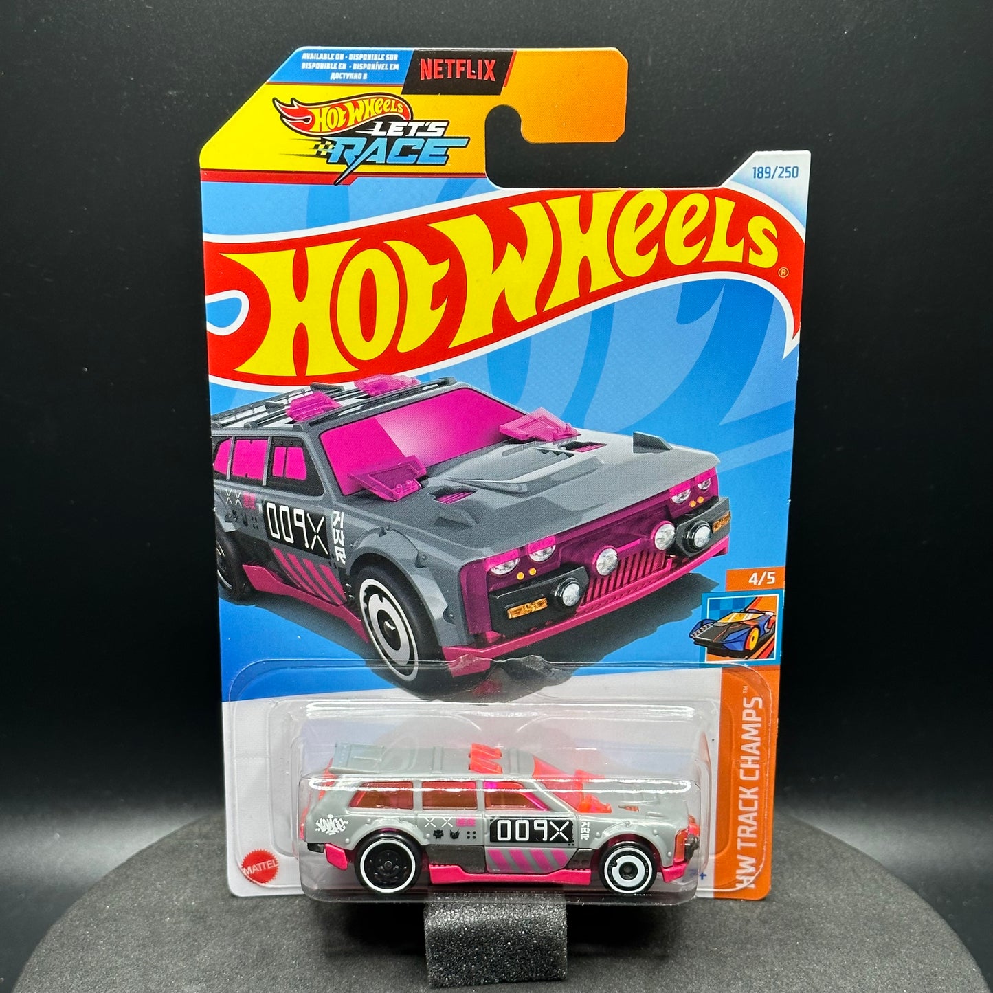 Hot Wheels Track Dwagon Grey/Pink