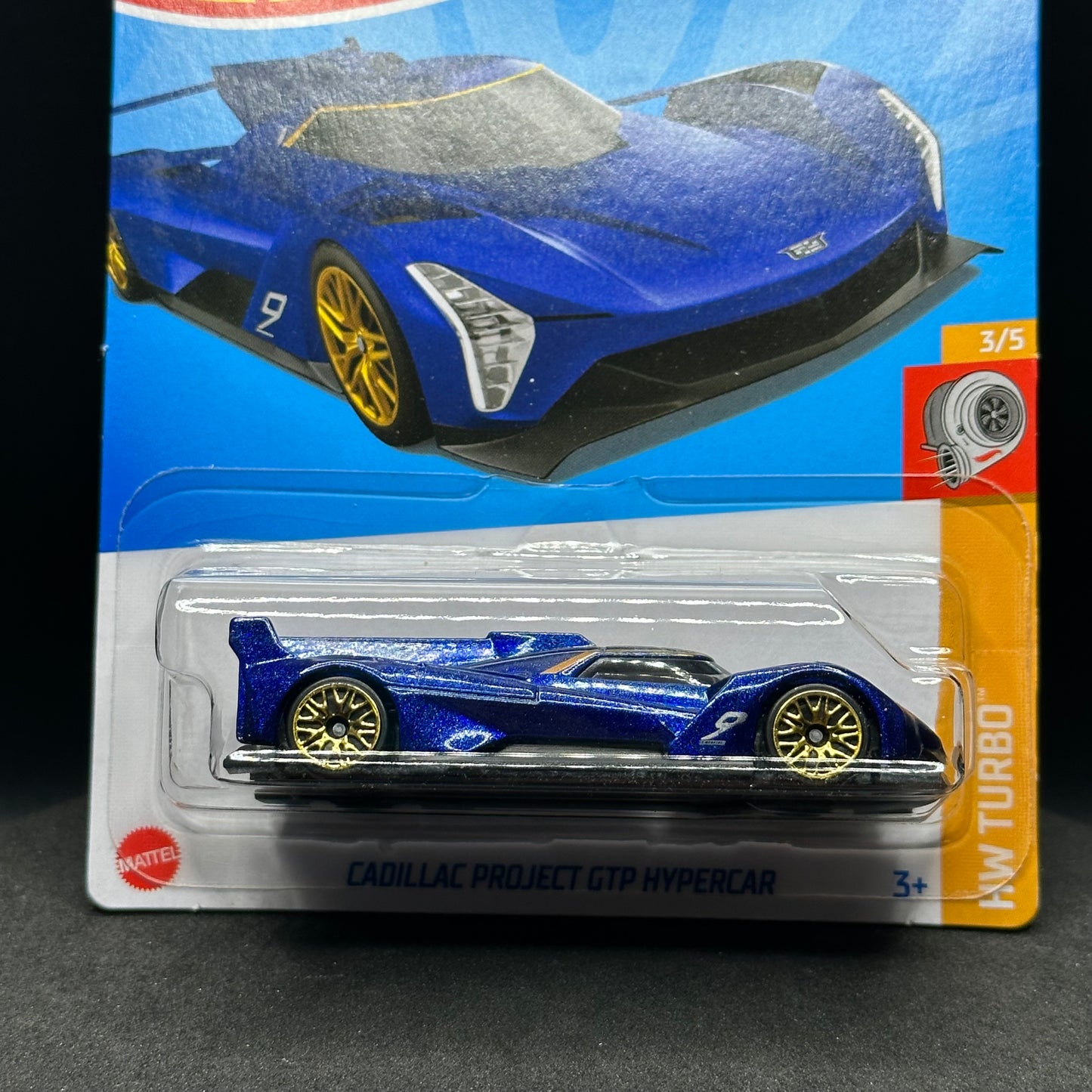 Hot Wheels Cadillac GTP Hypercar Blue