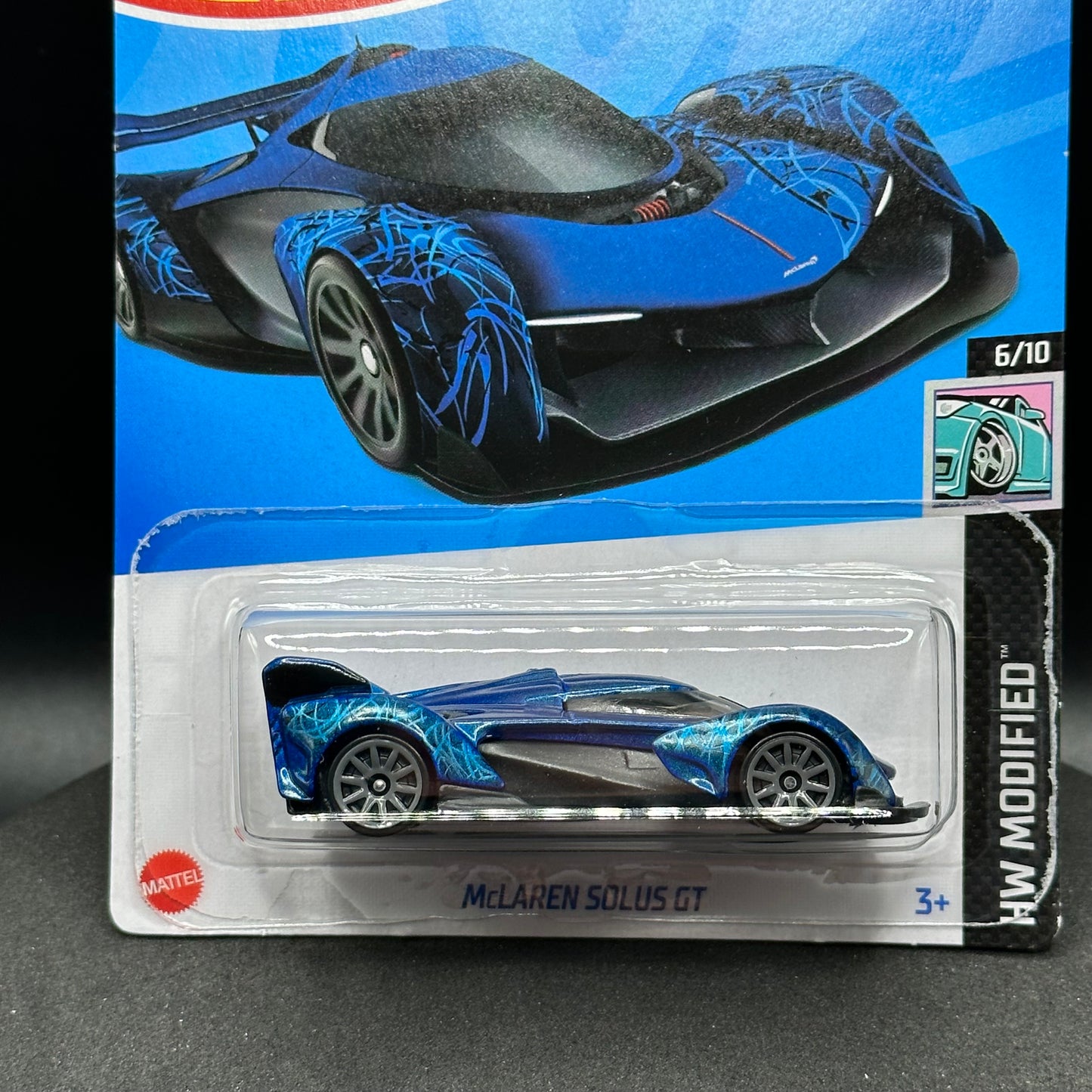 Hot Wheels McLaren Solus GT Blue