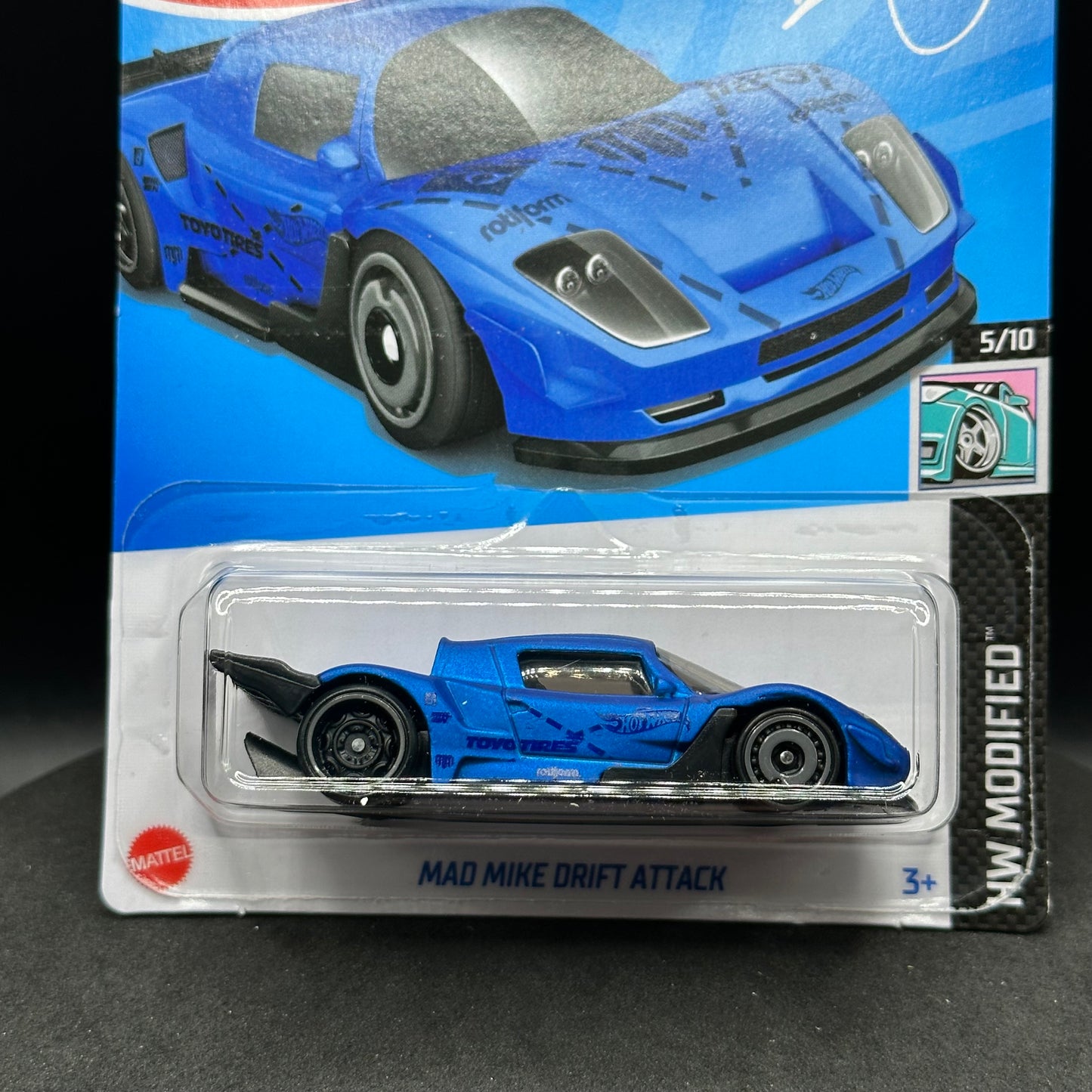 Hot Wheels Mad Mike Drift Attack Blue