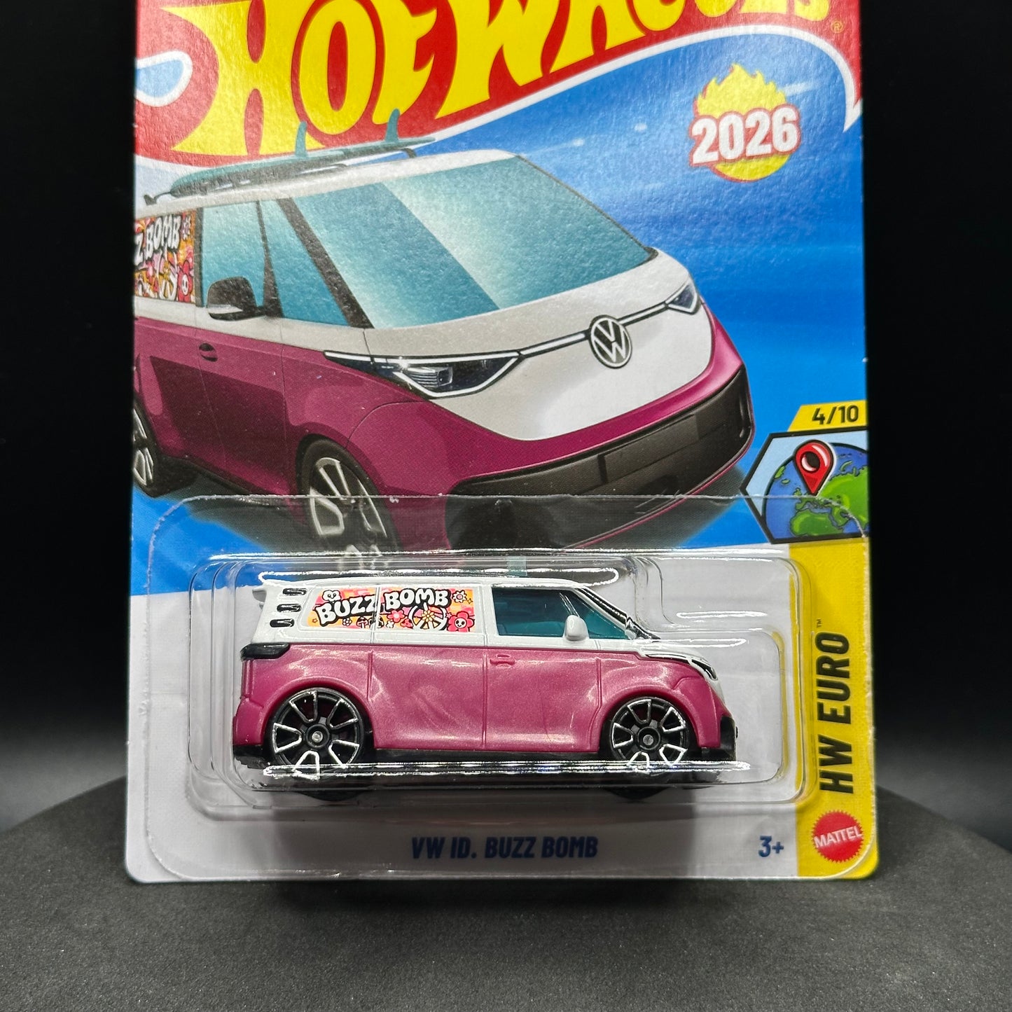 Hot Wheels VW ID Buzz Bomb White/Purple