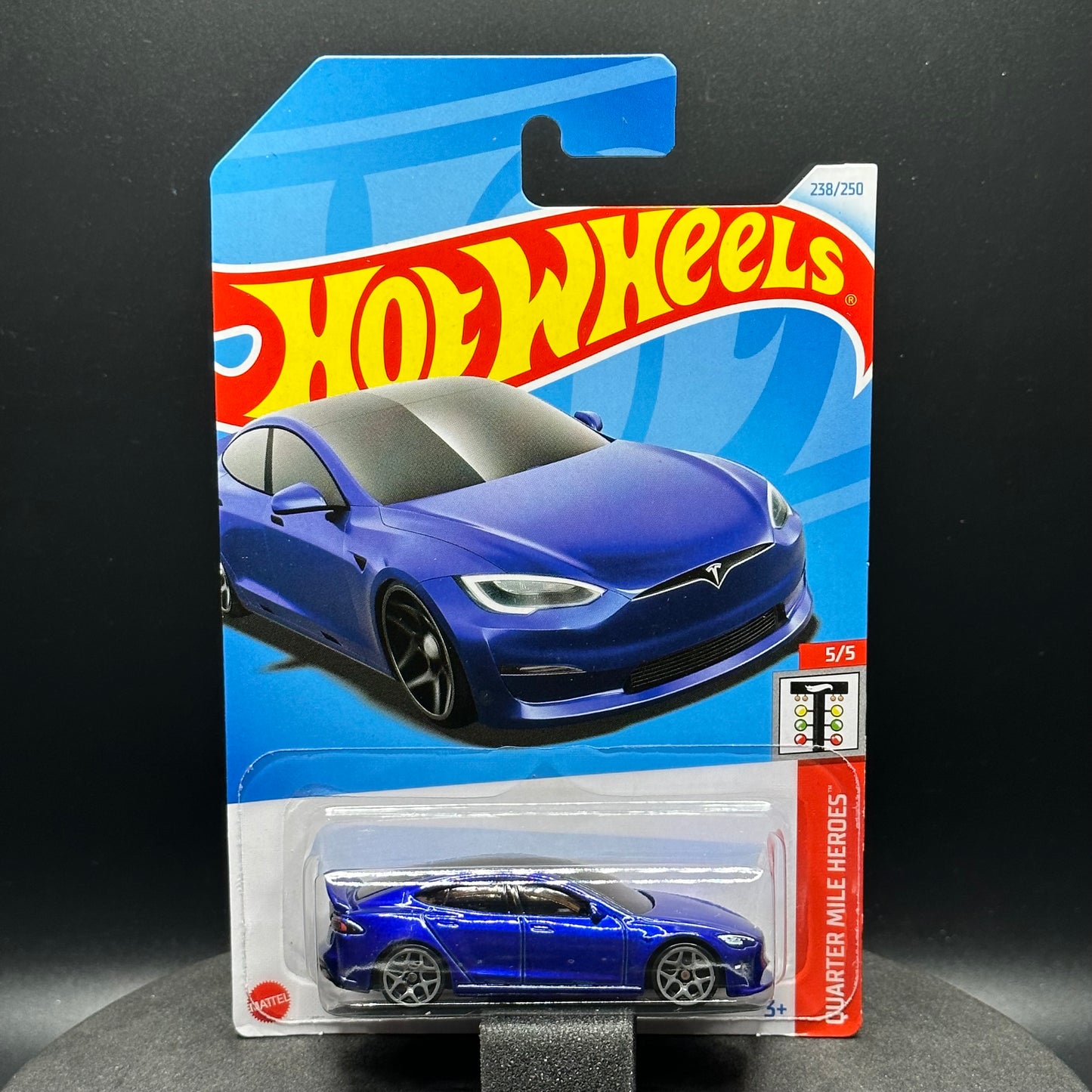 Hot Wheels Tesla Model S Plaid Blue