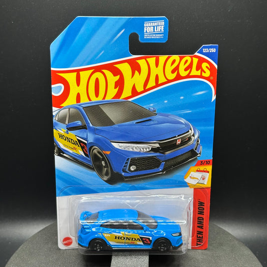Hot Wheels 2018 Honda Civic Type R Blue
