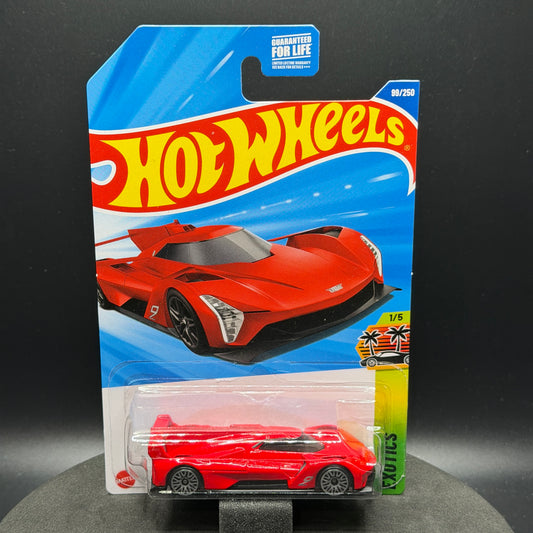 Hot Wheels Cadillac Project GTP Hypercar Red