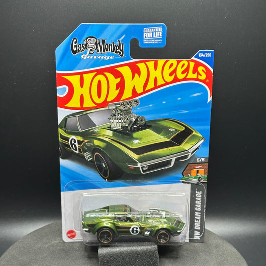 Hot Wheels Corvette Gas Monkey Garage Green