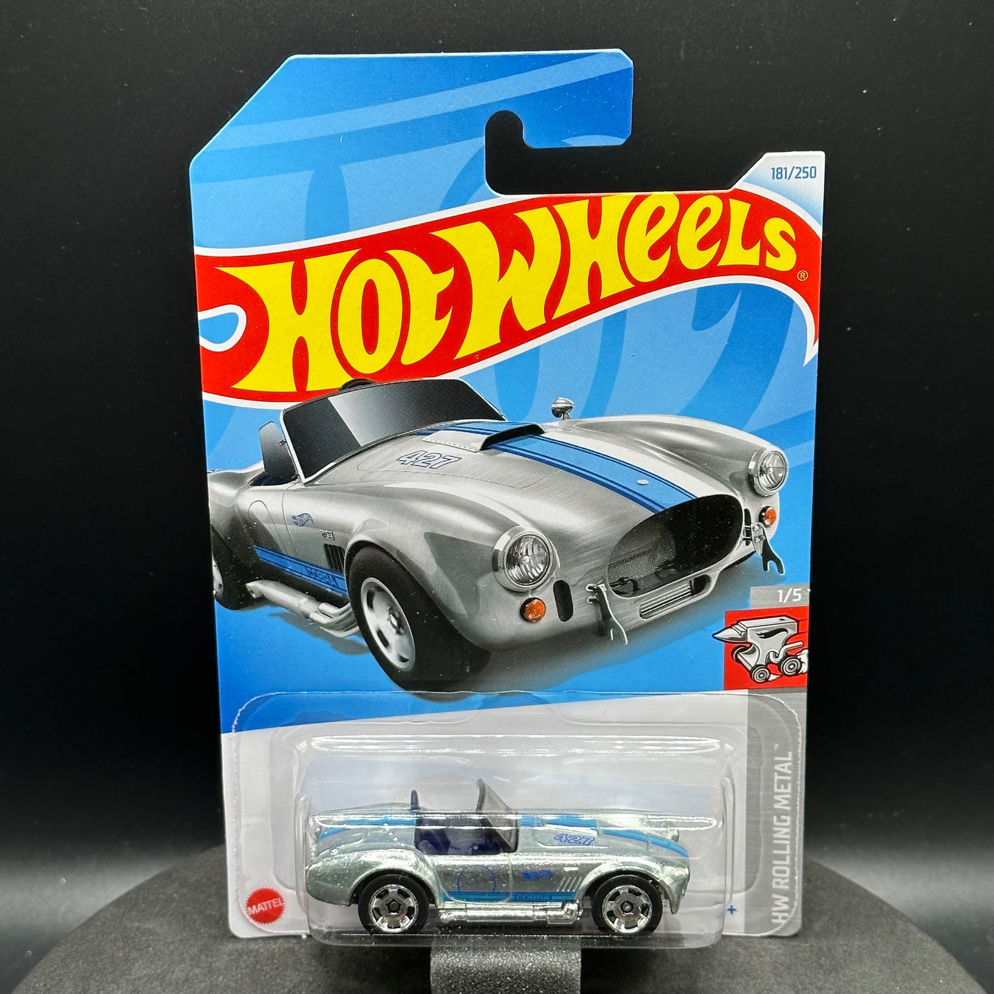 Hot Wheels Shelby Cobra 427 Silver