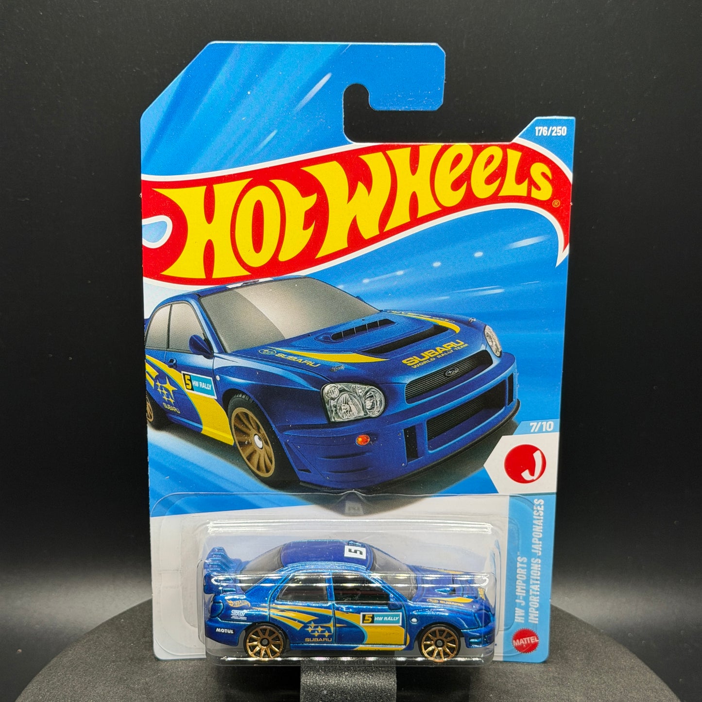 Hot Wheels Subaru Impreza WRX Blue