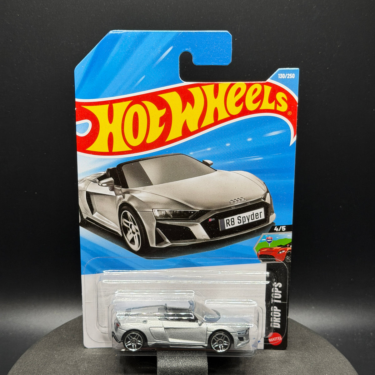 Hot Wheels 2019 Audi R8 Spyder Silver