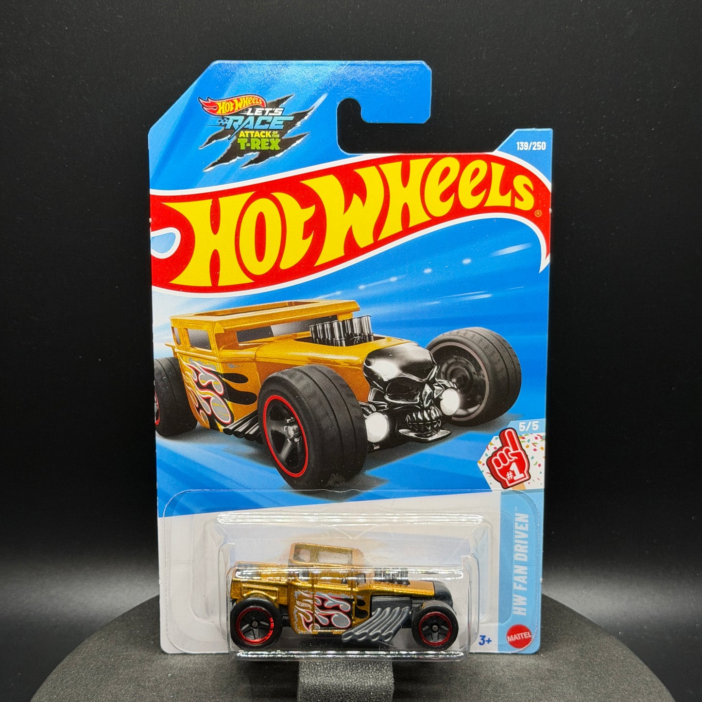 Hot Wheels Bone Shaker Gold