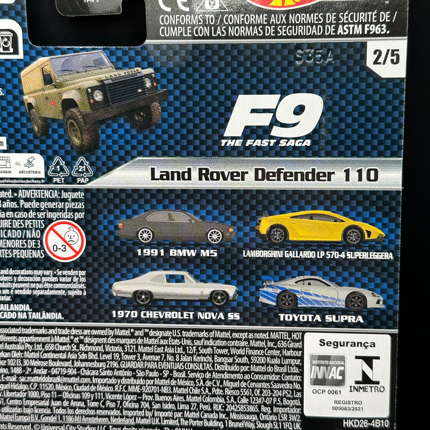 Hot Wheels Fast & Furious Land Rover Defender