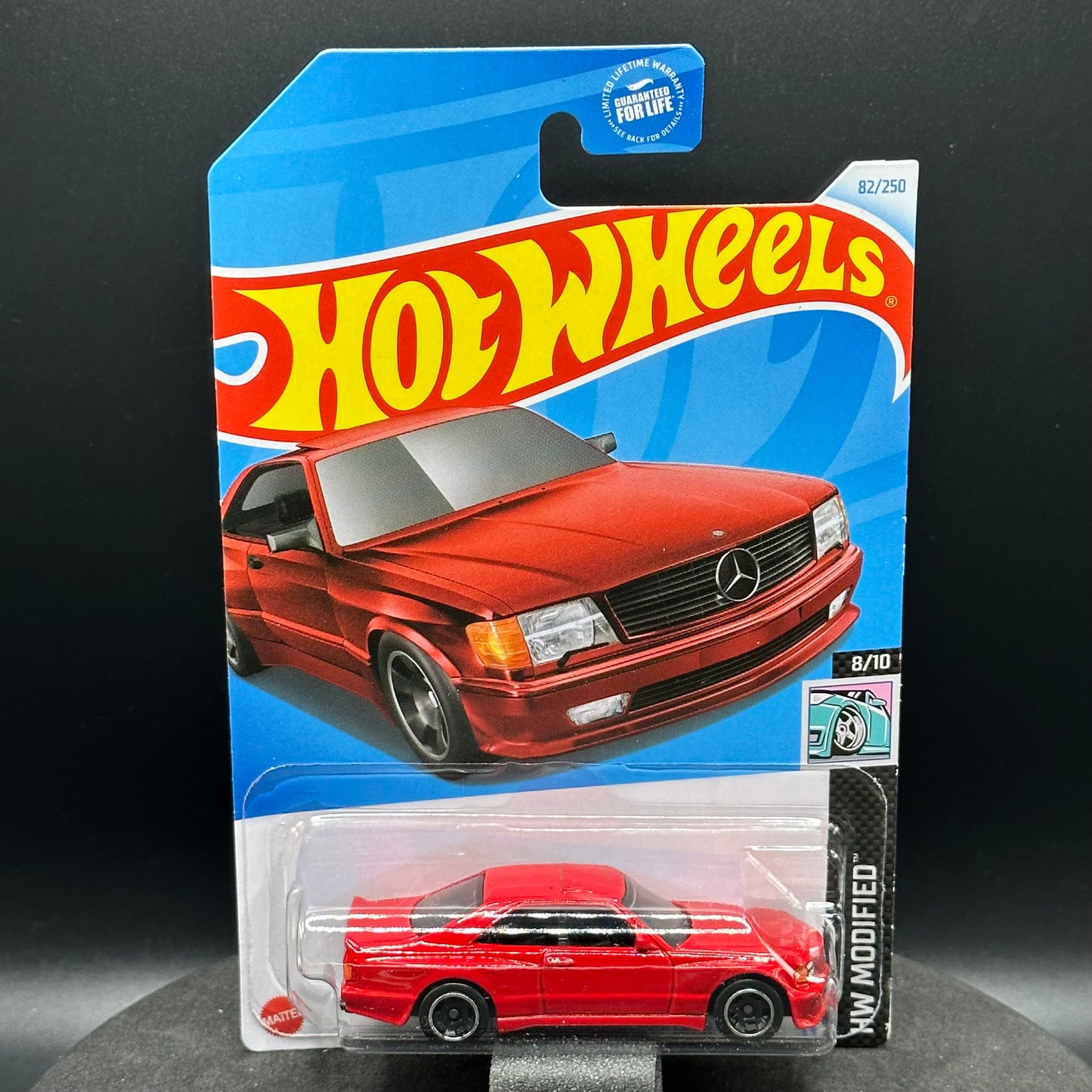 Hot Wheels Mercedes 560 SEC AMG Red