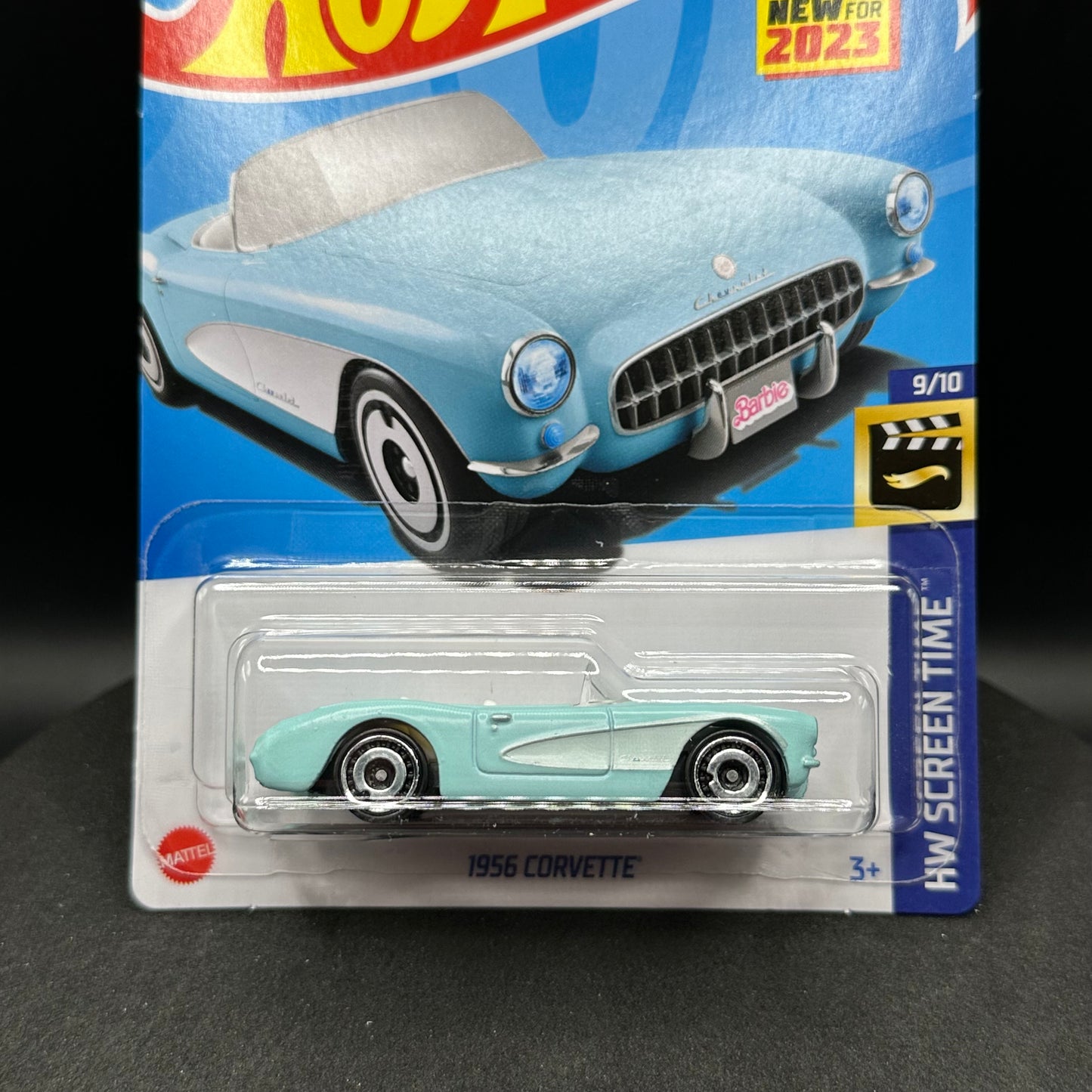 Hot Wheels Barbie Corvette Blue