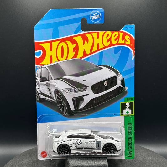 Hot Wheels Jaguar I-Pace white