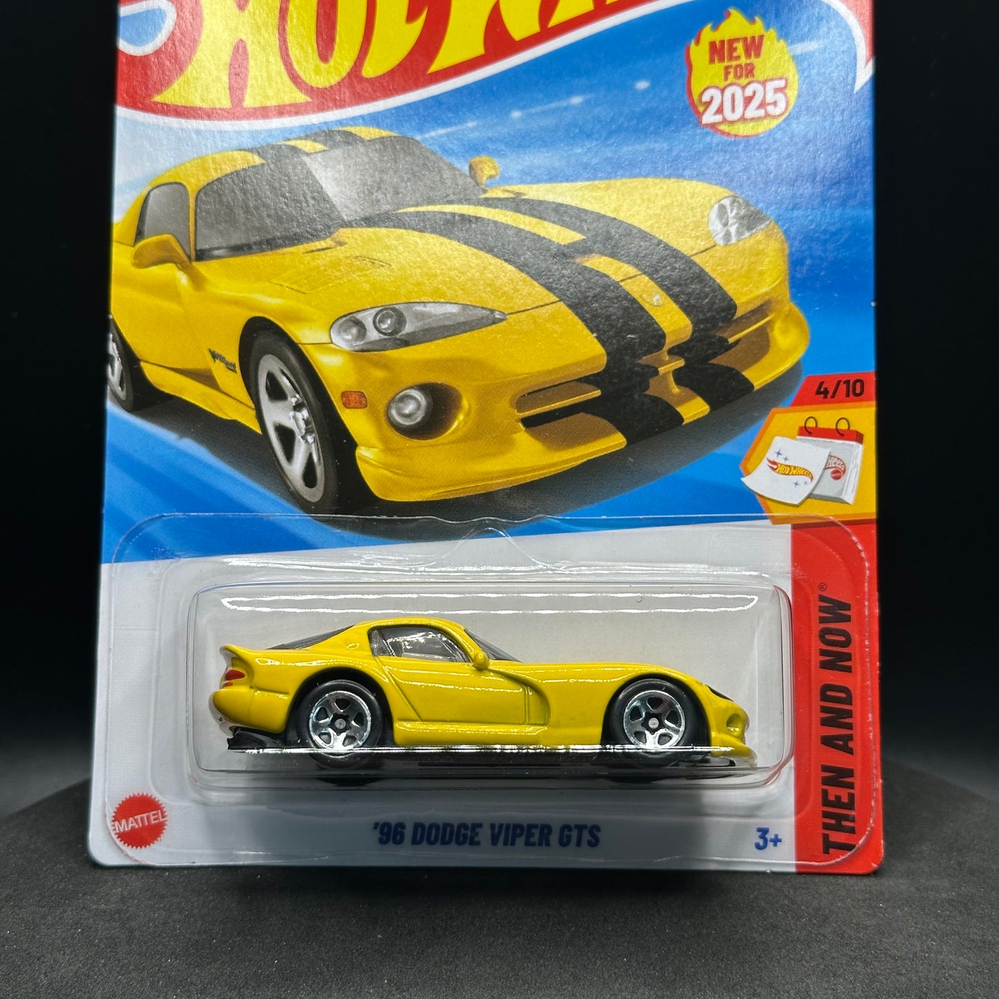 Hot Wheels ‘96 Dodge Viper GTS Yellow