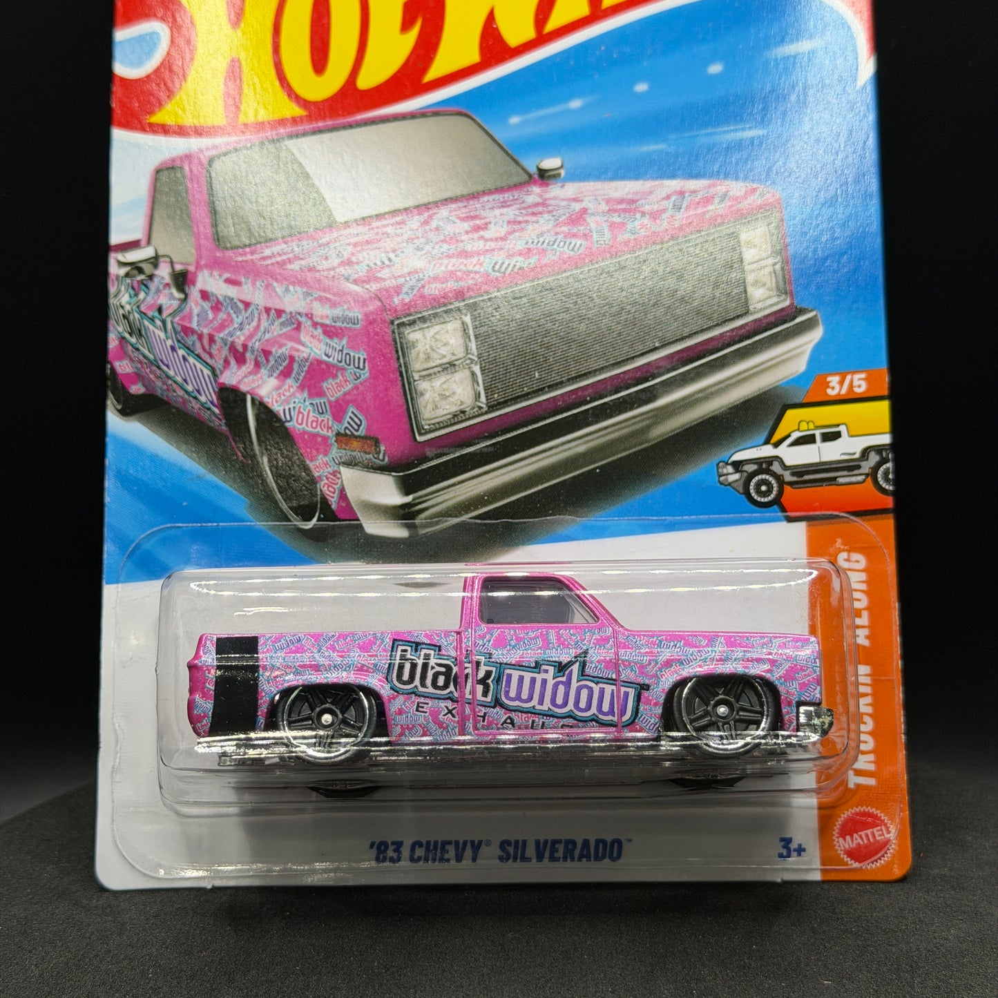 Hot Wheels ‘83 Chevy Silverado Pink