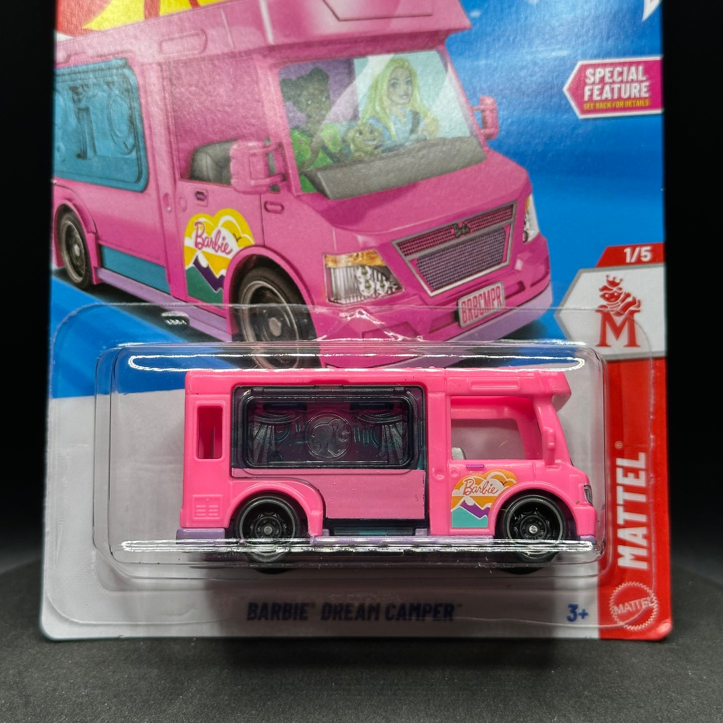 Hot Wheels Barbie Dream Camper Pink