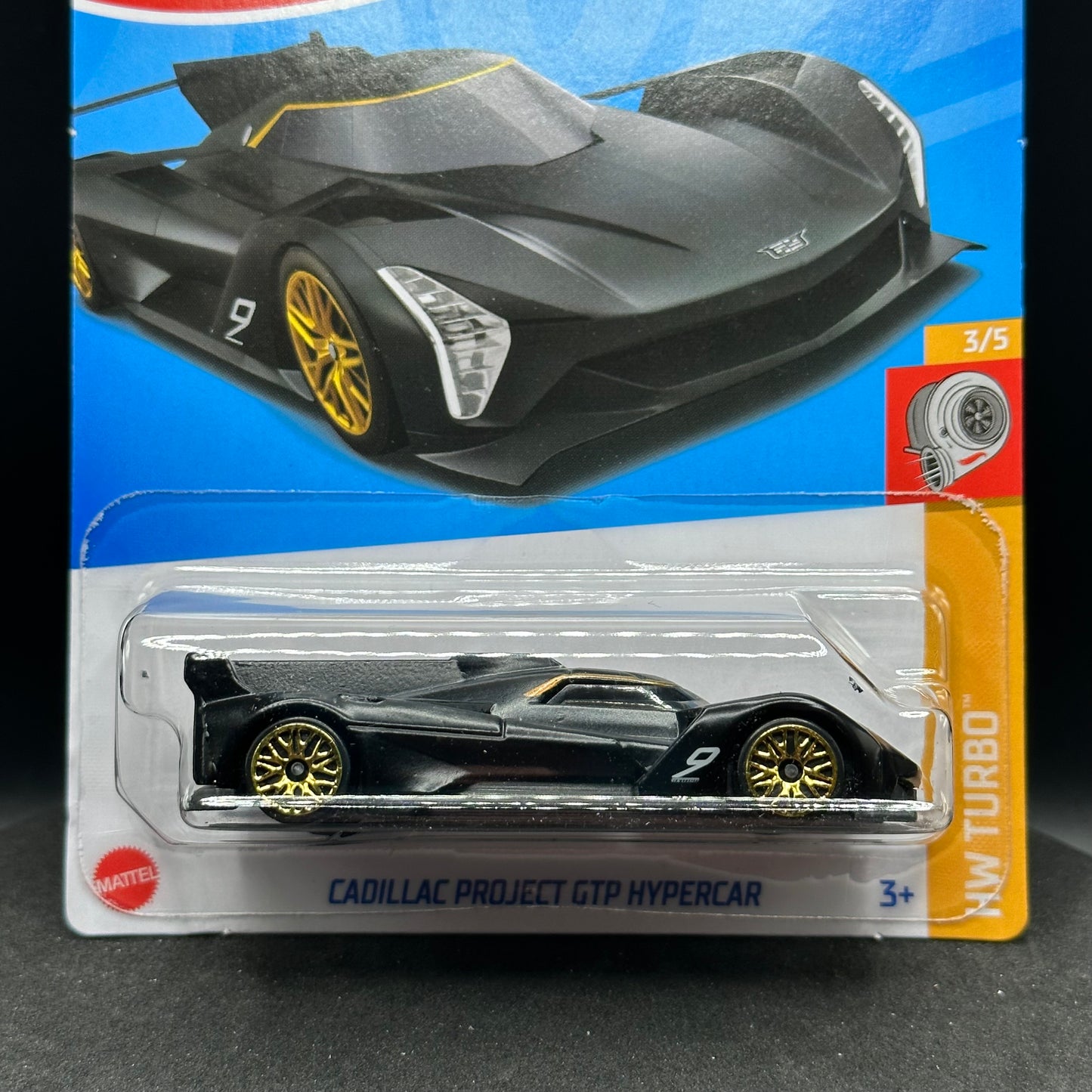 Hot Wheels Cadillac Project GTP Hypercar Black