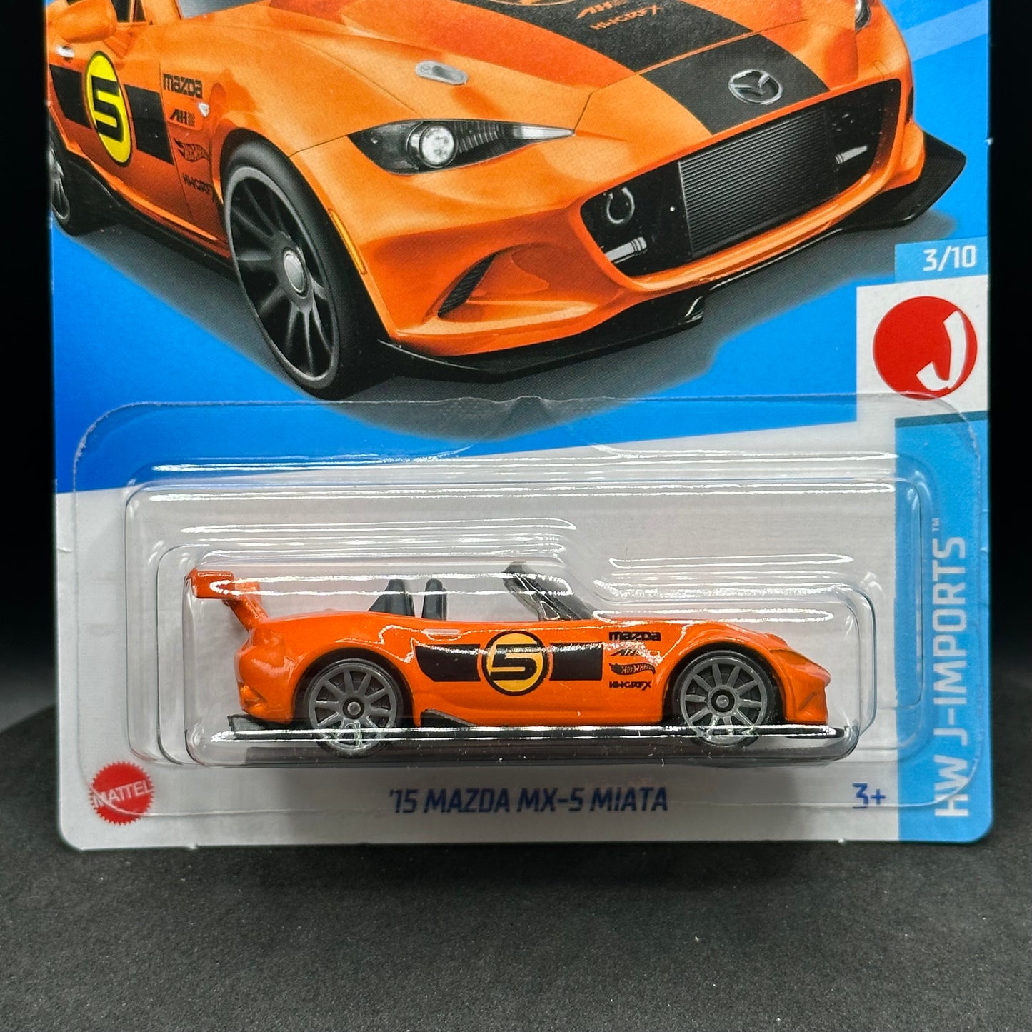 Hot Wheels ‘15 Mazda Miata Orange