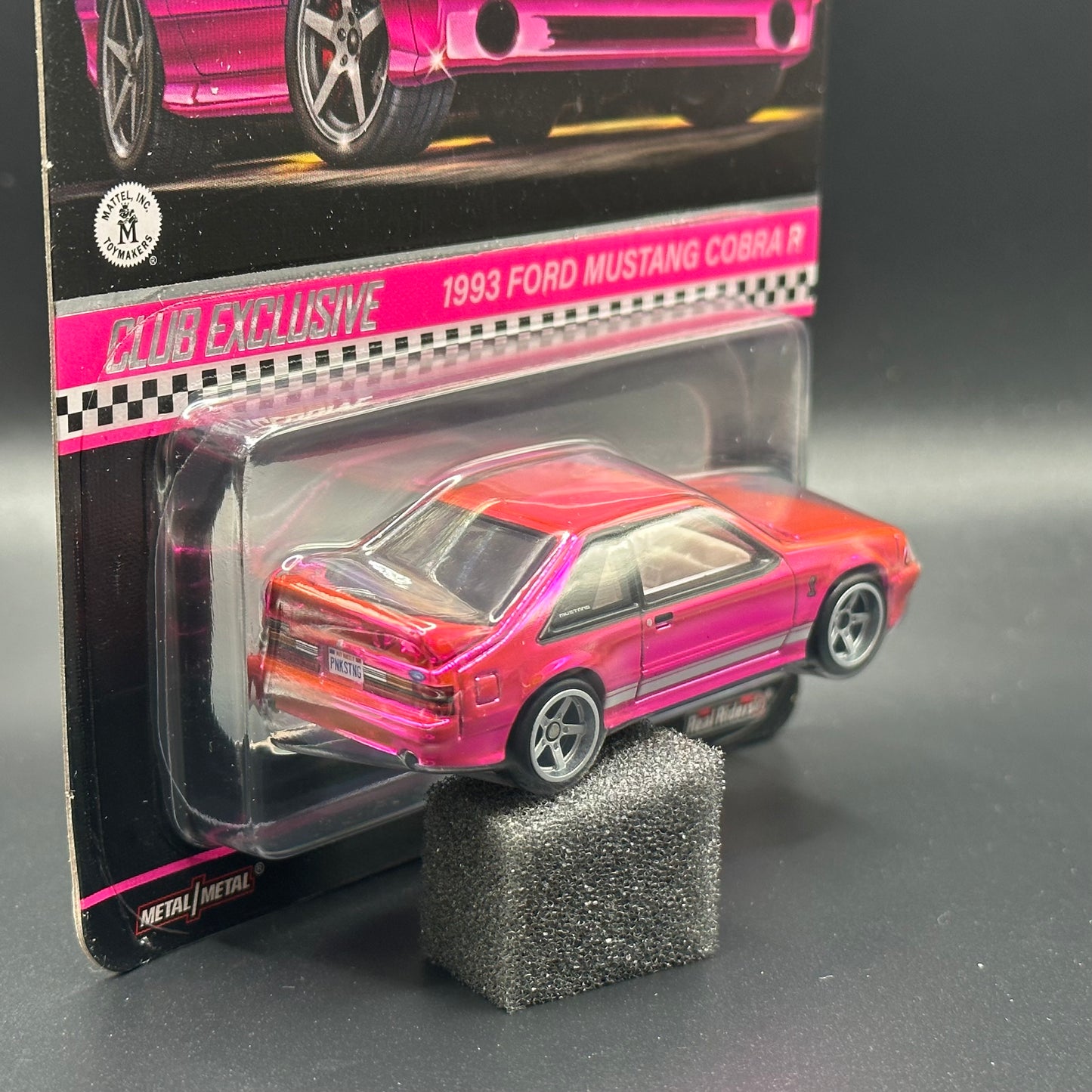 Hot Wheels RLC Ford Mustang Cobra R Pink