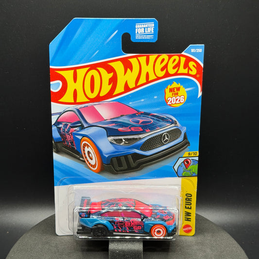 Hot Wheels Mercedes Benz CLA HW Blue Pink