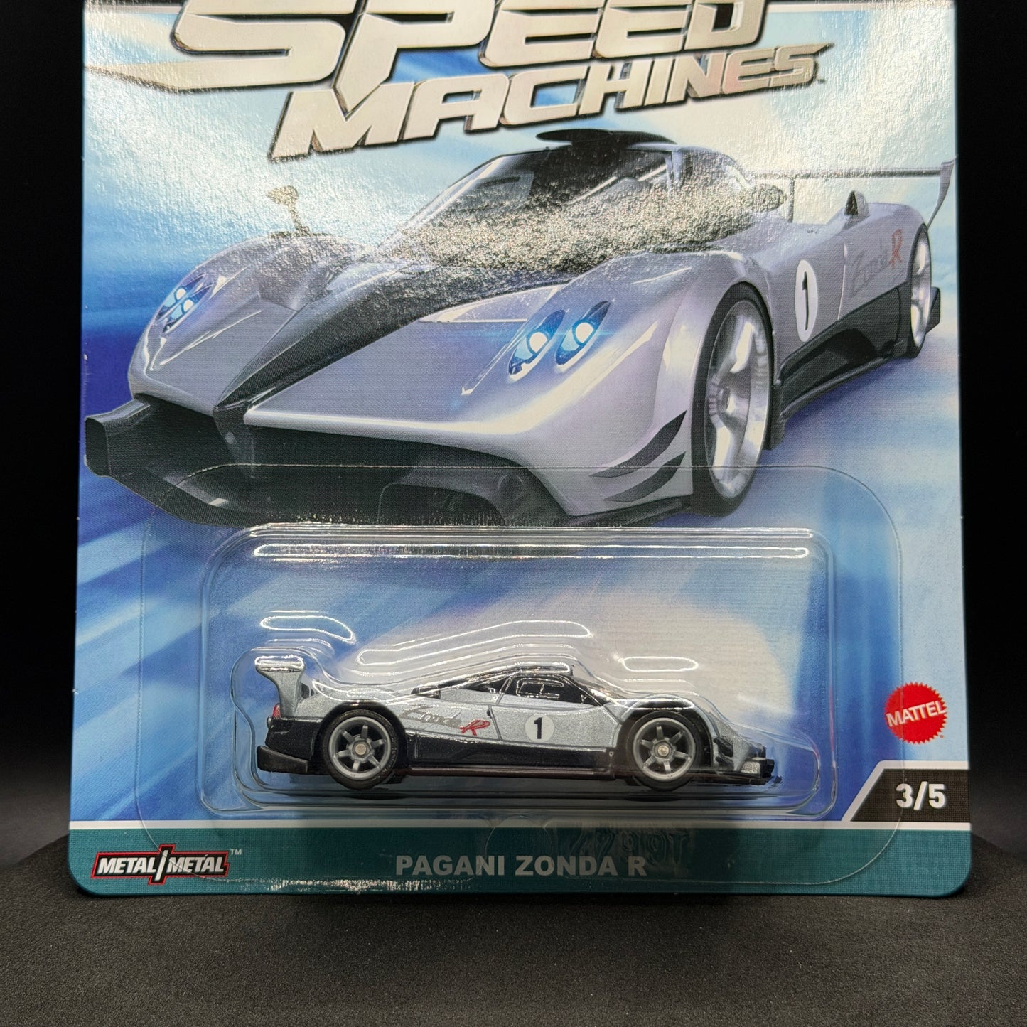 Hot Wheels Premium Pagani Zonda R Speed Machines