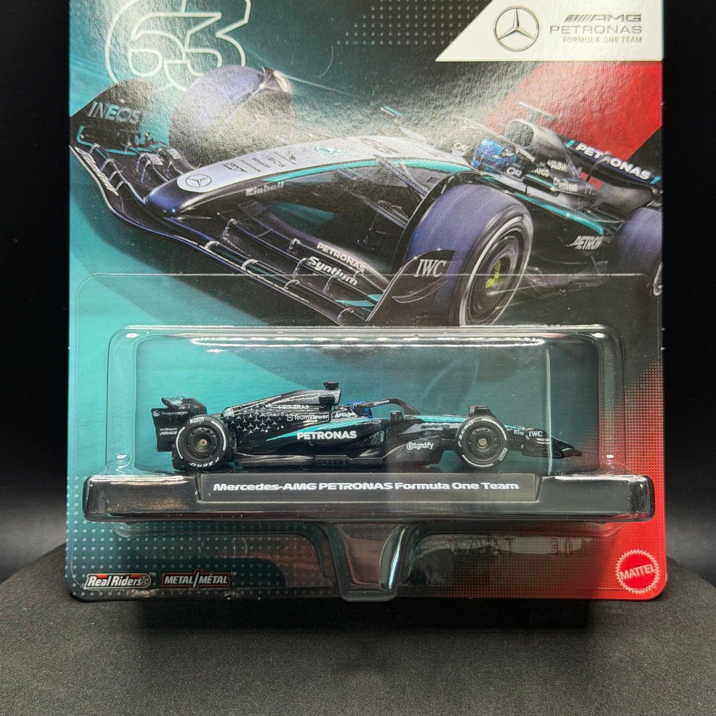 Hot Wheels Mercedes AMG Petronas F1 Team #63