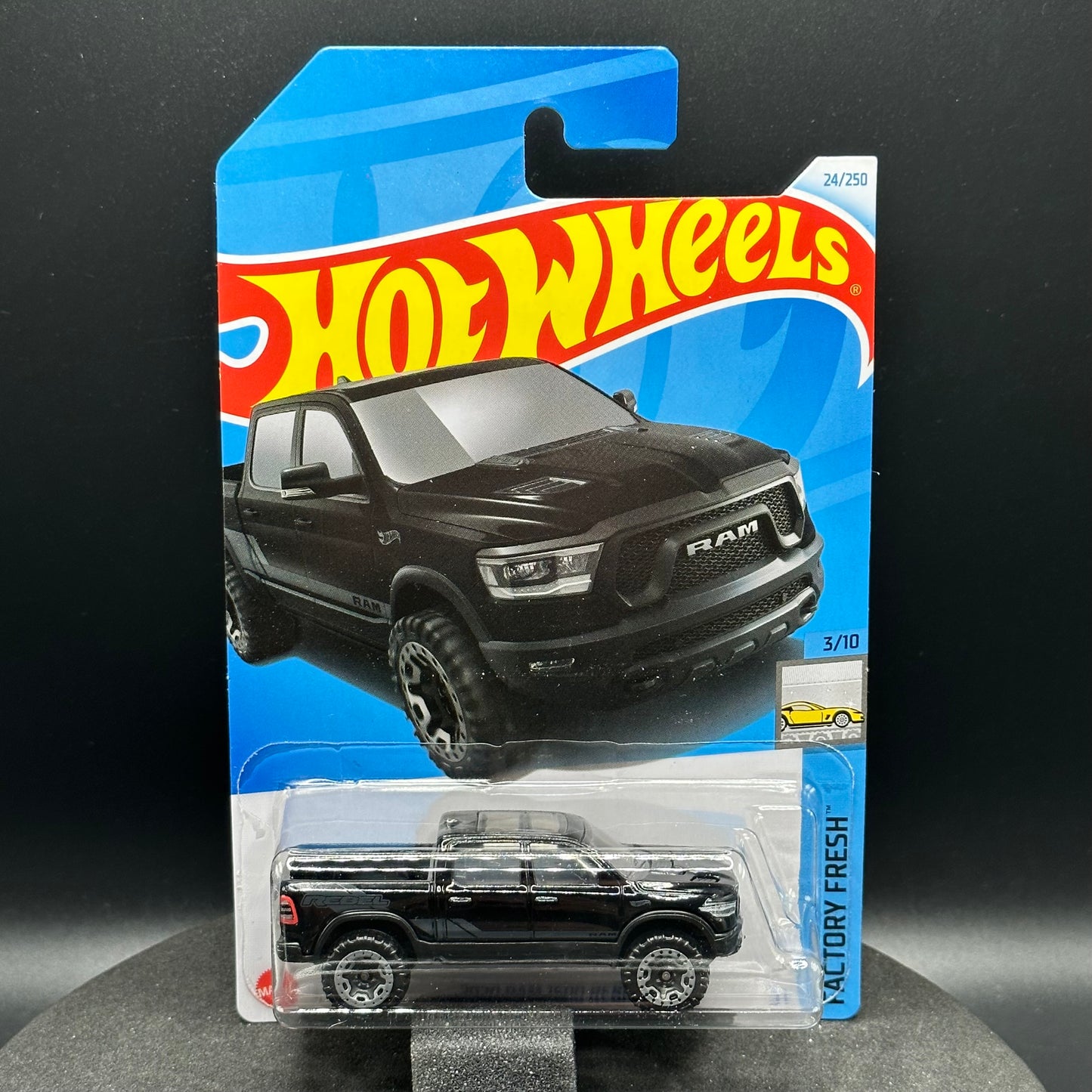 Hot Wheels 2020 Ram 1500 Rebel Black